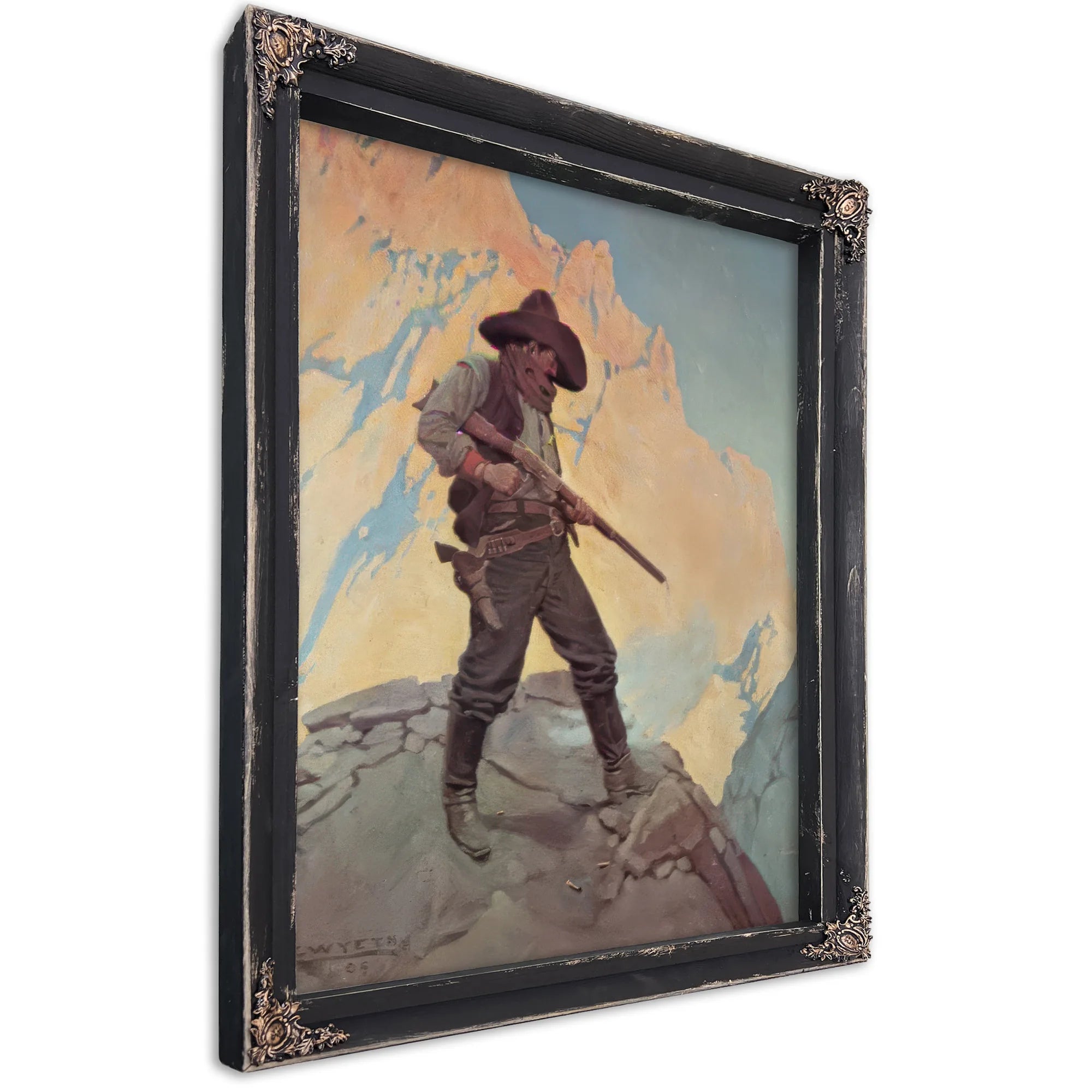 The Last Stand By NC Wyeth Fine Art Print