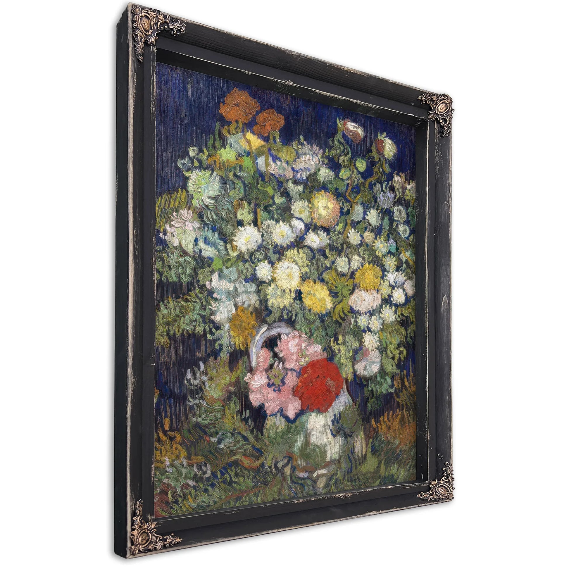 Bouquet Of Flowers In A Vase By Vincent Van Gogh Fine Art Print