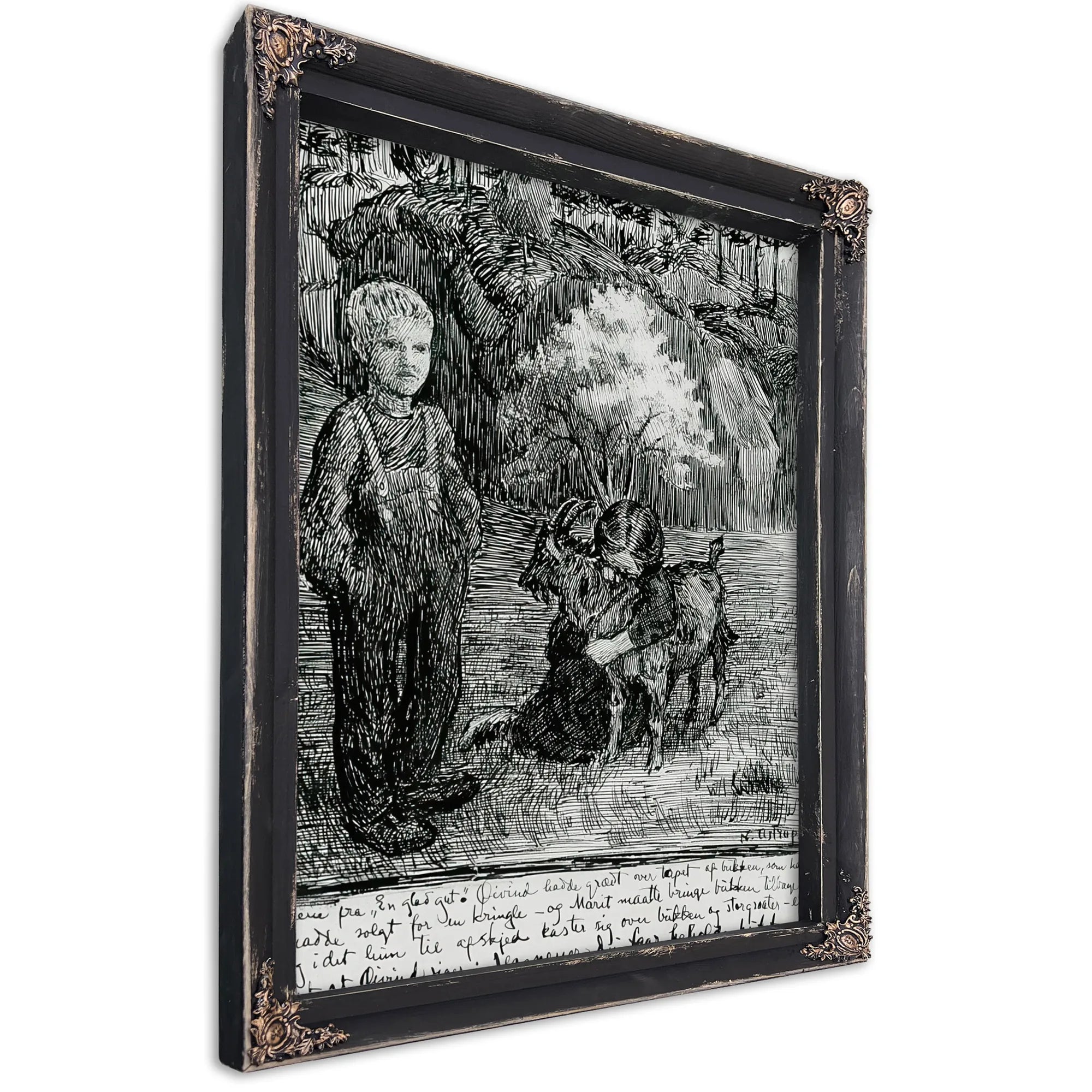 Bj. Bjornson, Scene From A Happy Boy(1) By Nicolai Astrup Fine Art Print