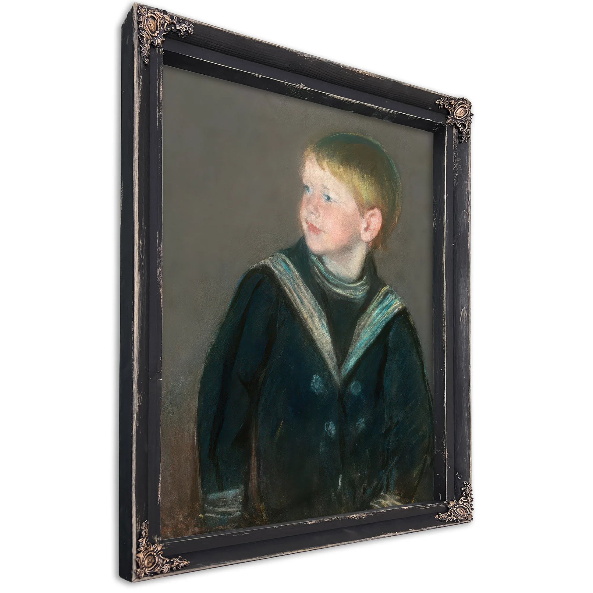 Sailor Boy Portrait Of Gardner Cassatt As A Child By Mary Cassatt Fine Art Print