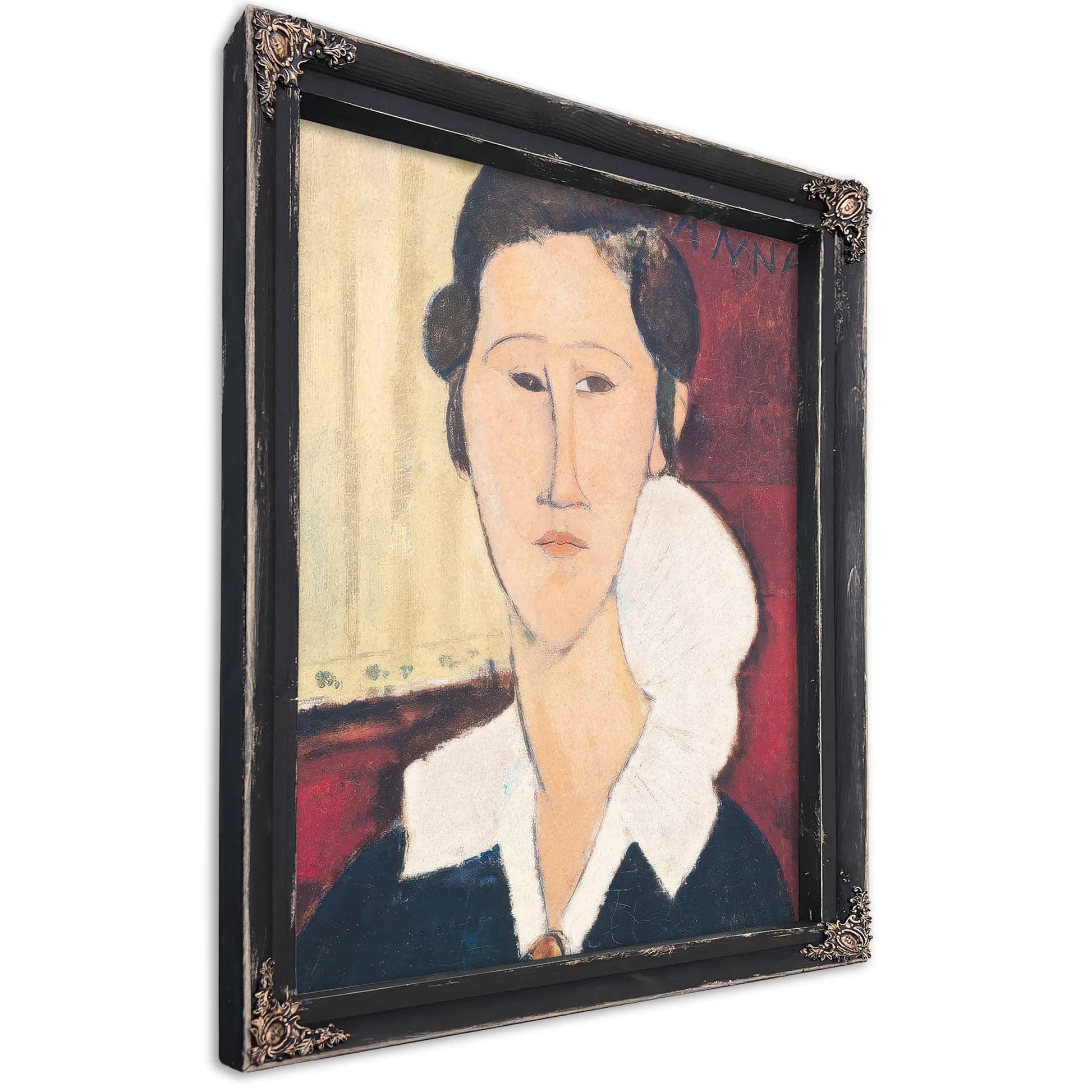 Portrait Of Madame Hanka Zborowska By Amedeo Modigliani Fine Art Print