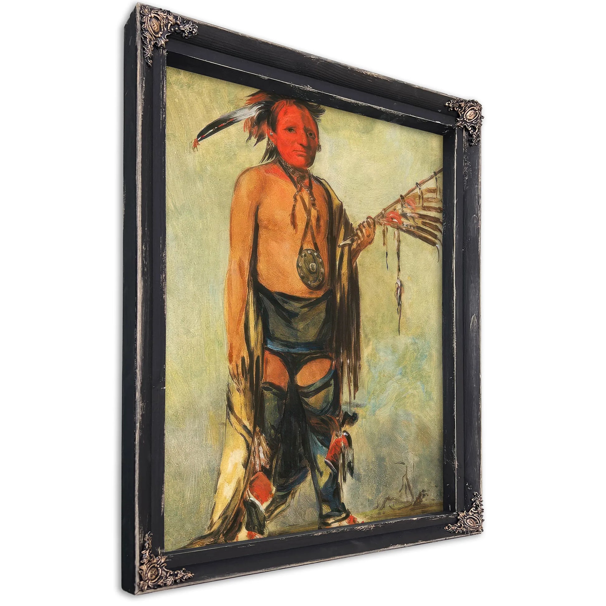 Hoo W'a Ne Kaw, Little Elk By George Catlin Fine Art Print