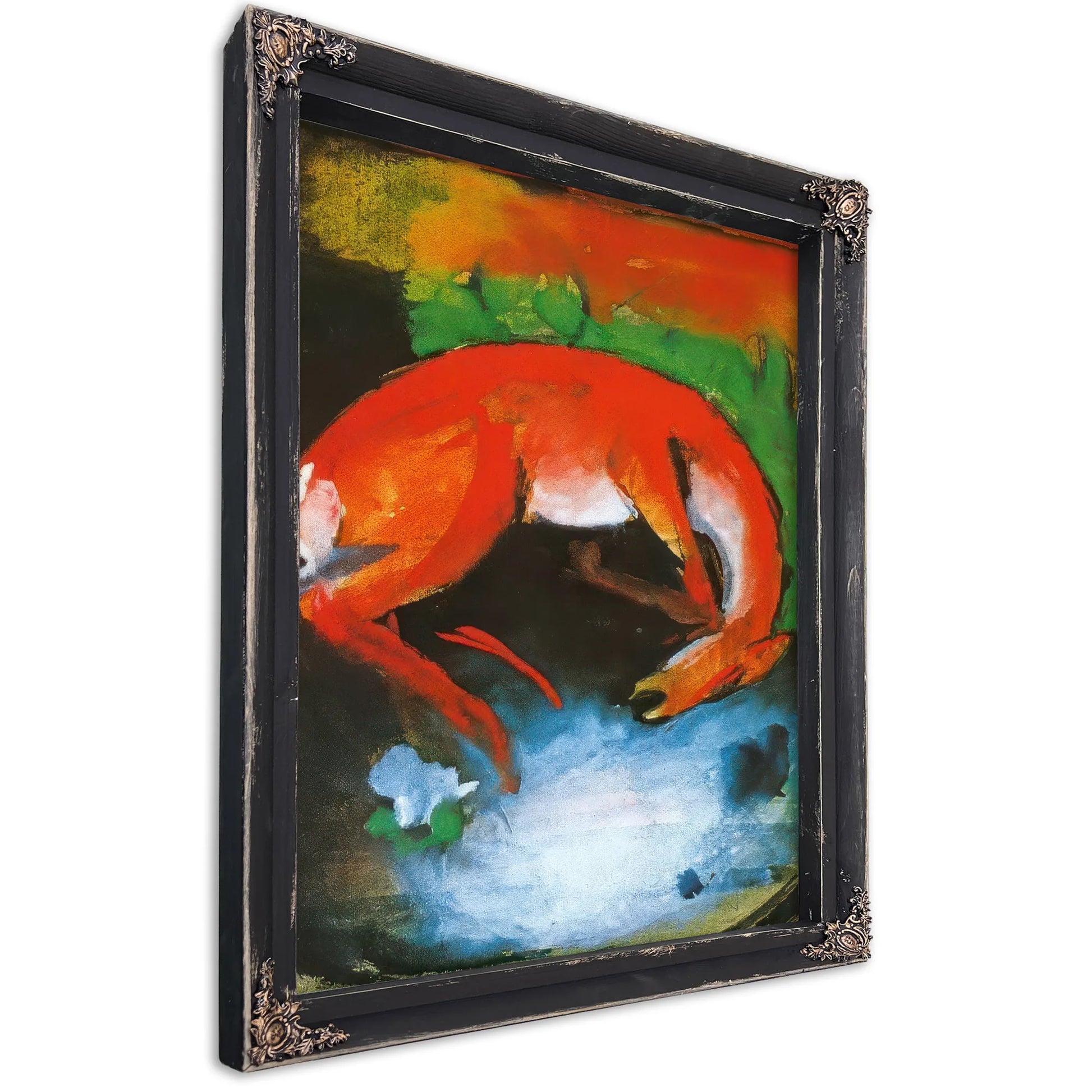 Dead Deer By Franz Marc Fine Art Print
