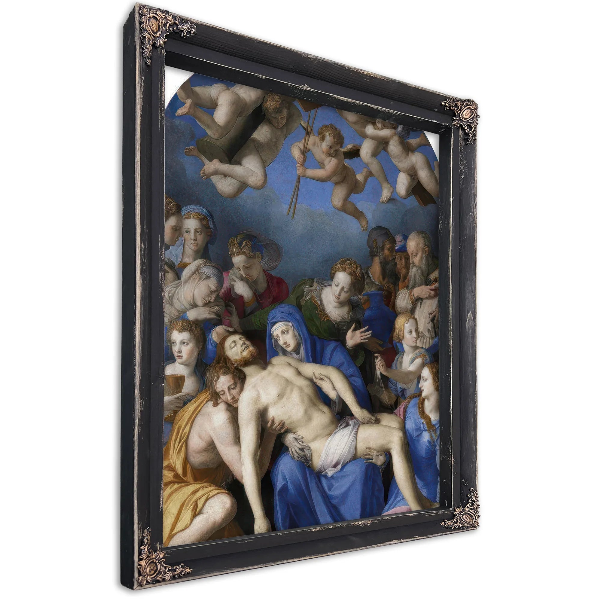 Deposition Of Christ 1540 1545 Mannerism 268X173Cm Musce Des Beaux Arts Besancon By Agnolo Bronzino Fine Art Print