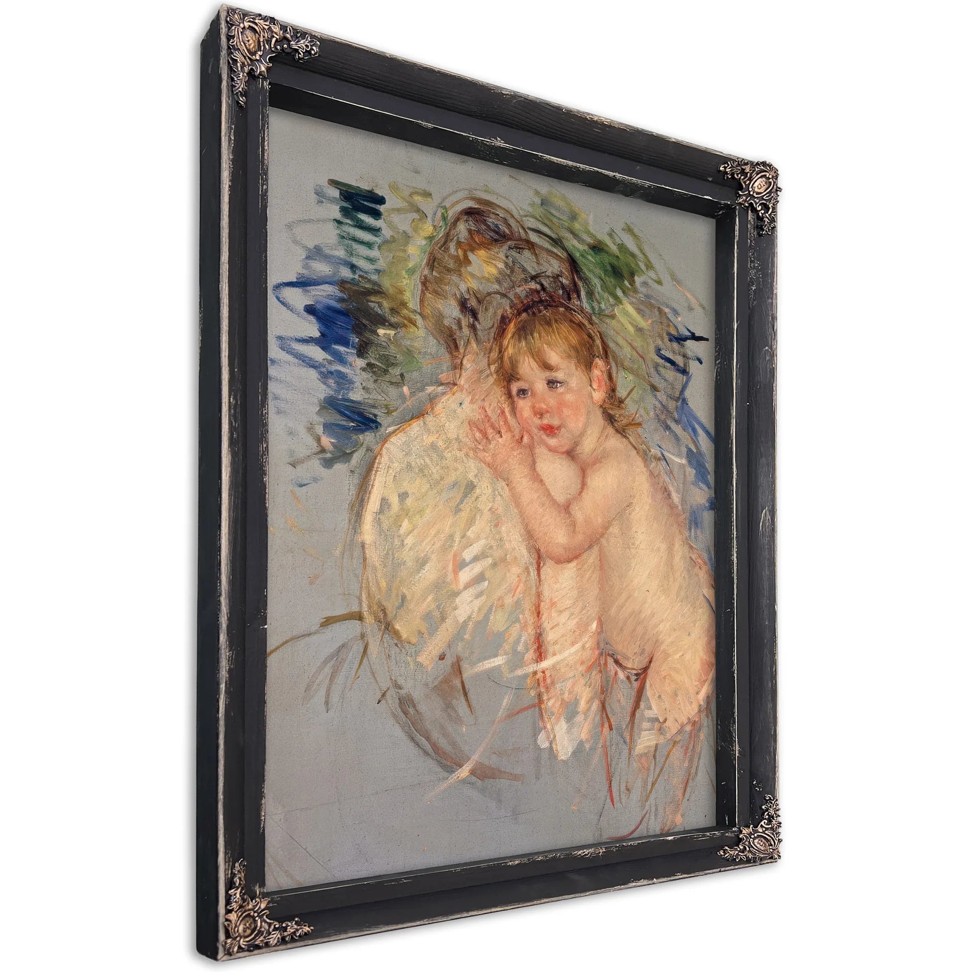 A Study For 'Le Dos Nu' By Mary Cassatt Fine Art Print
