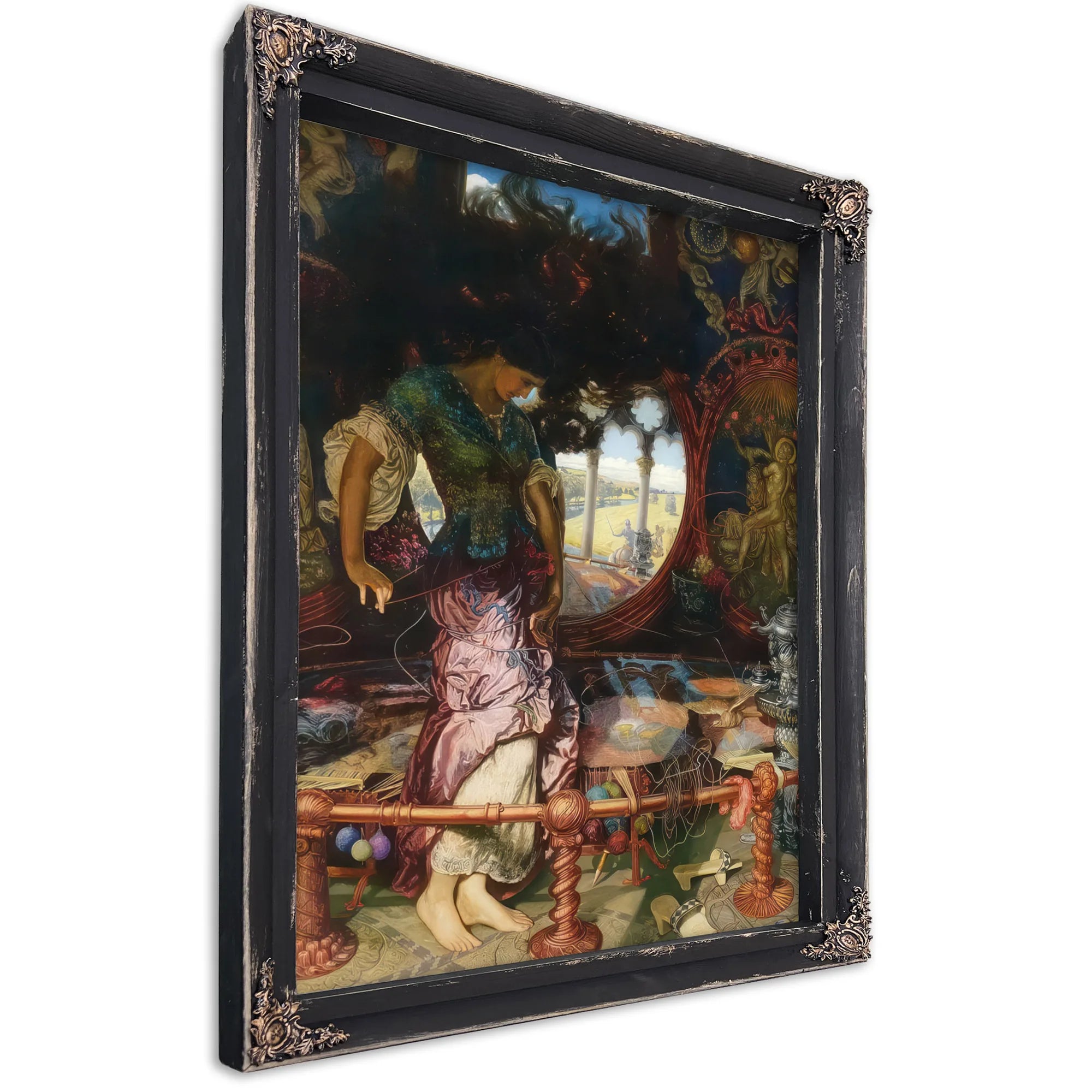 The Lady Of Shalott By William Holman Hunt Fine Art Print