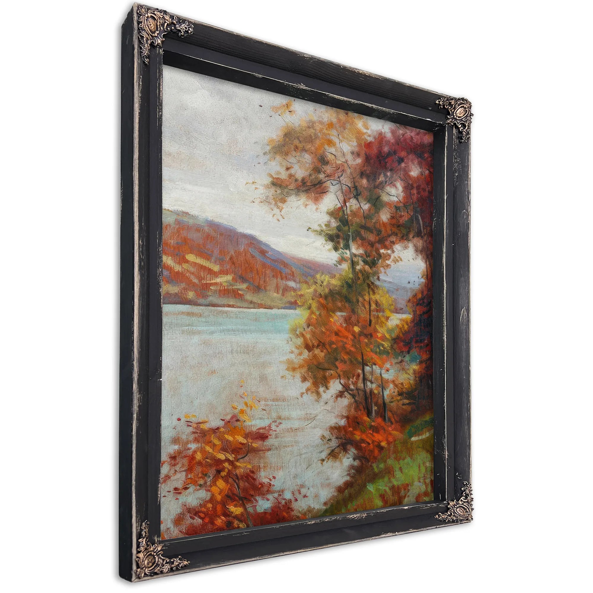 A River Scene By Louis Aston Knight Fine Art Print