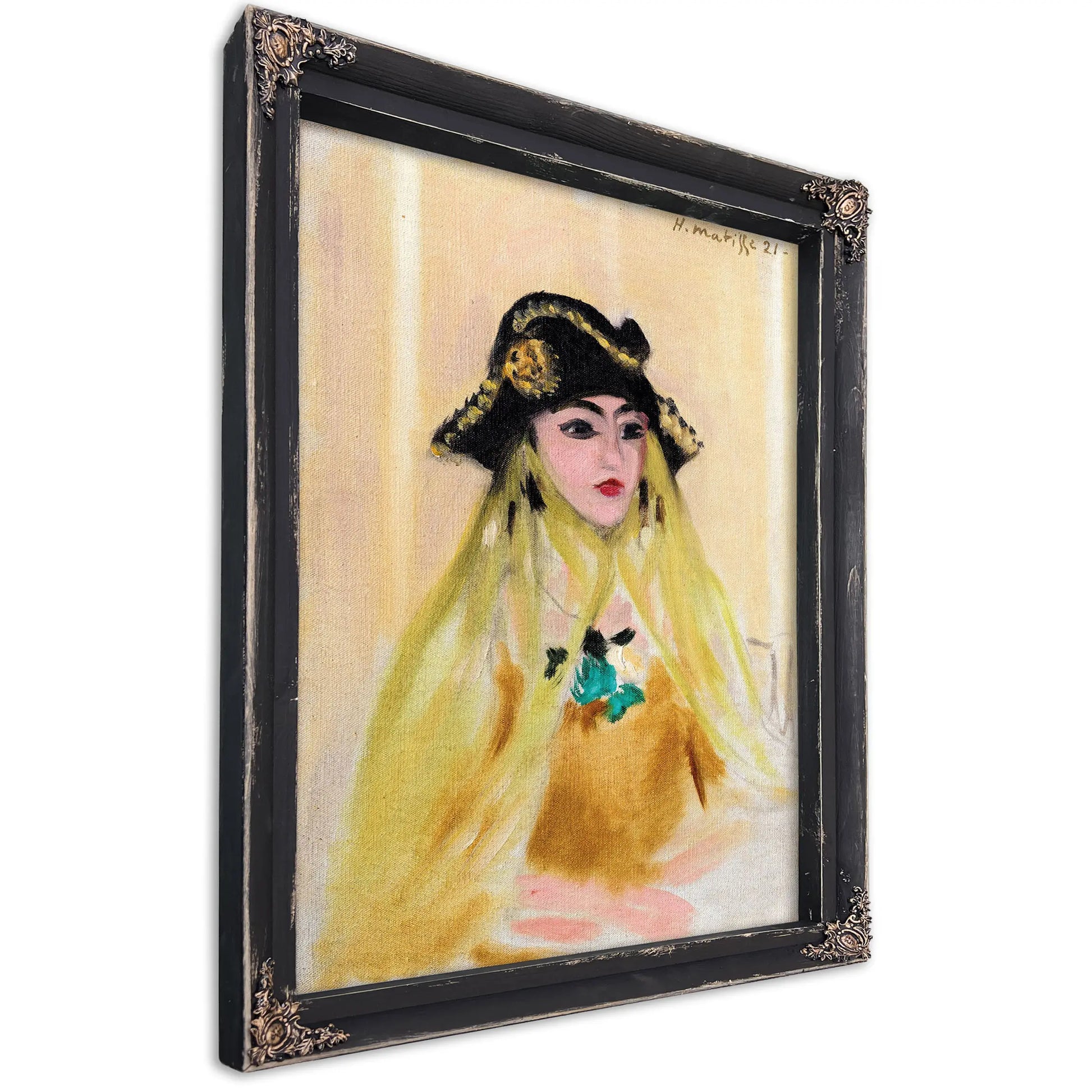 Young Woman With A Tricorn Hat by Henri Matisse