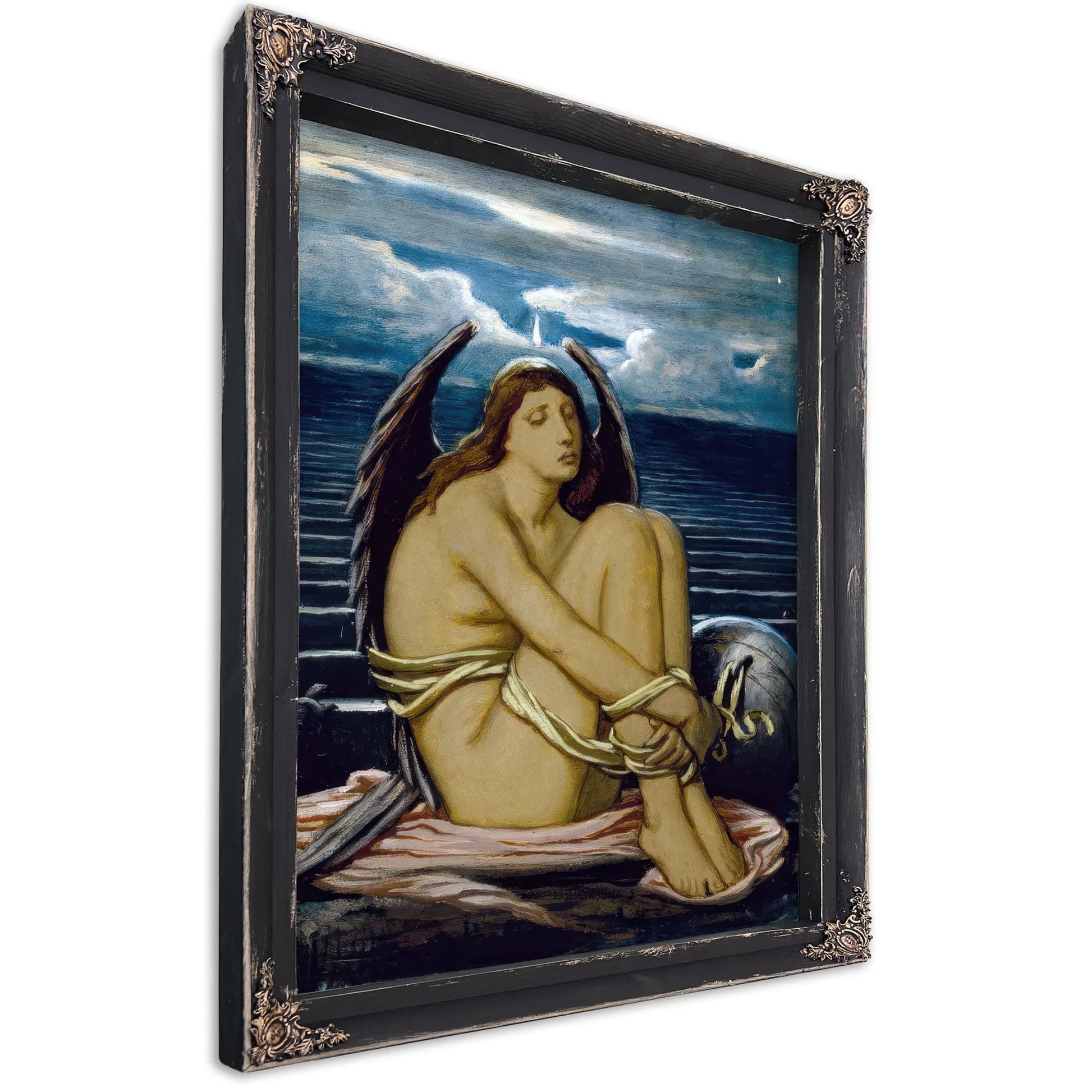 Soul In Bondage By Elihu Vedder Fine Art Print