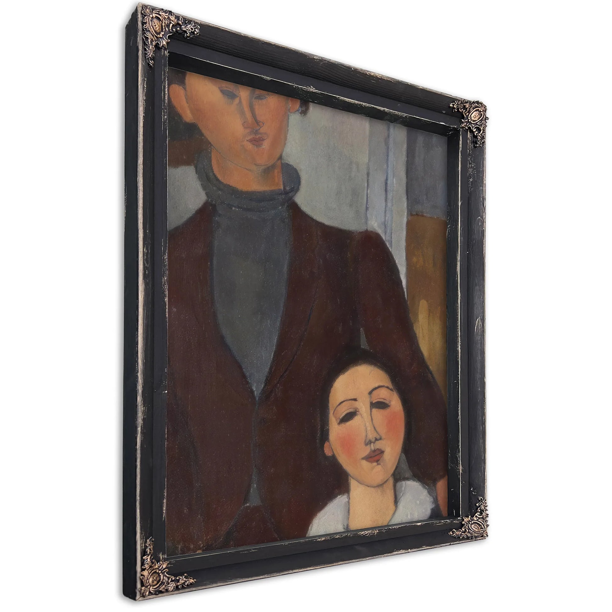 Jacques And Berthe Lipchitz By Amedeo Modigliani Fine Art Print