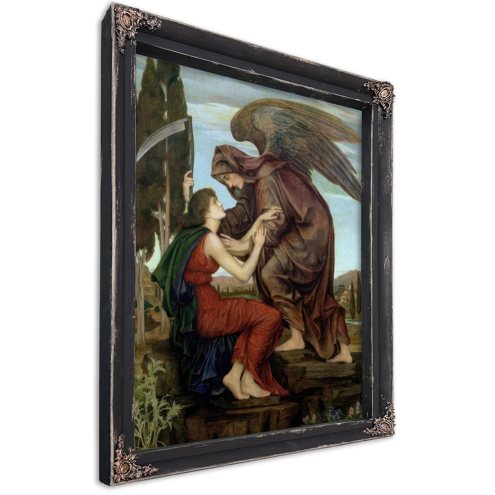 The Angel Of Death 1881 By Evelyn De Morgan Fine Art Print