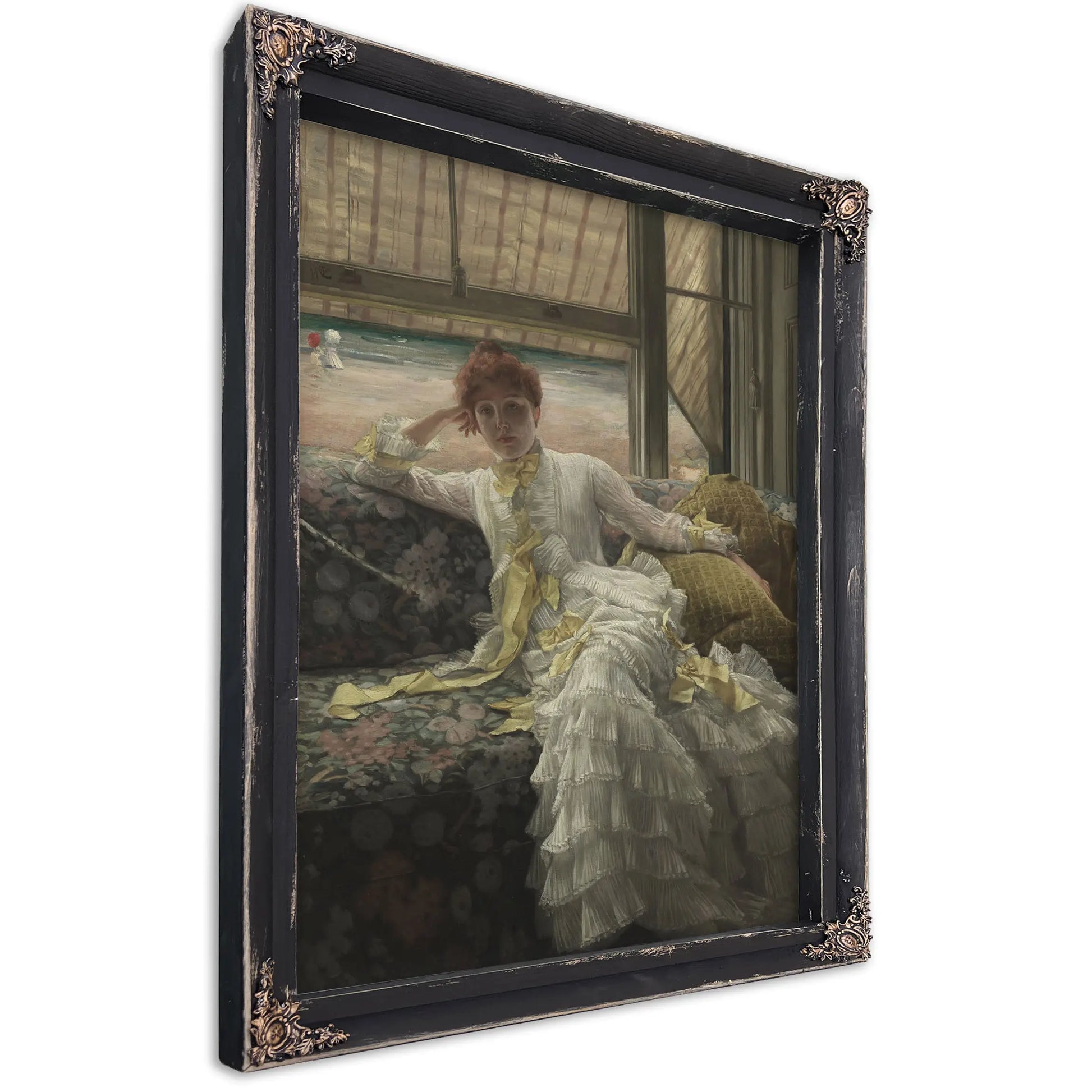 Seaside July Specimen Of A Portrait French  by James Tissot