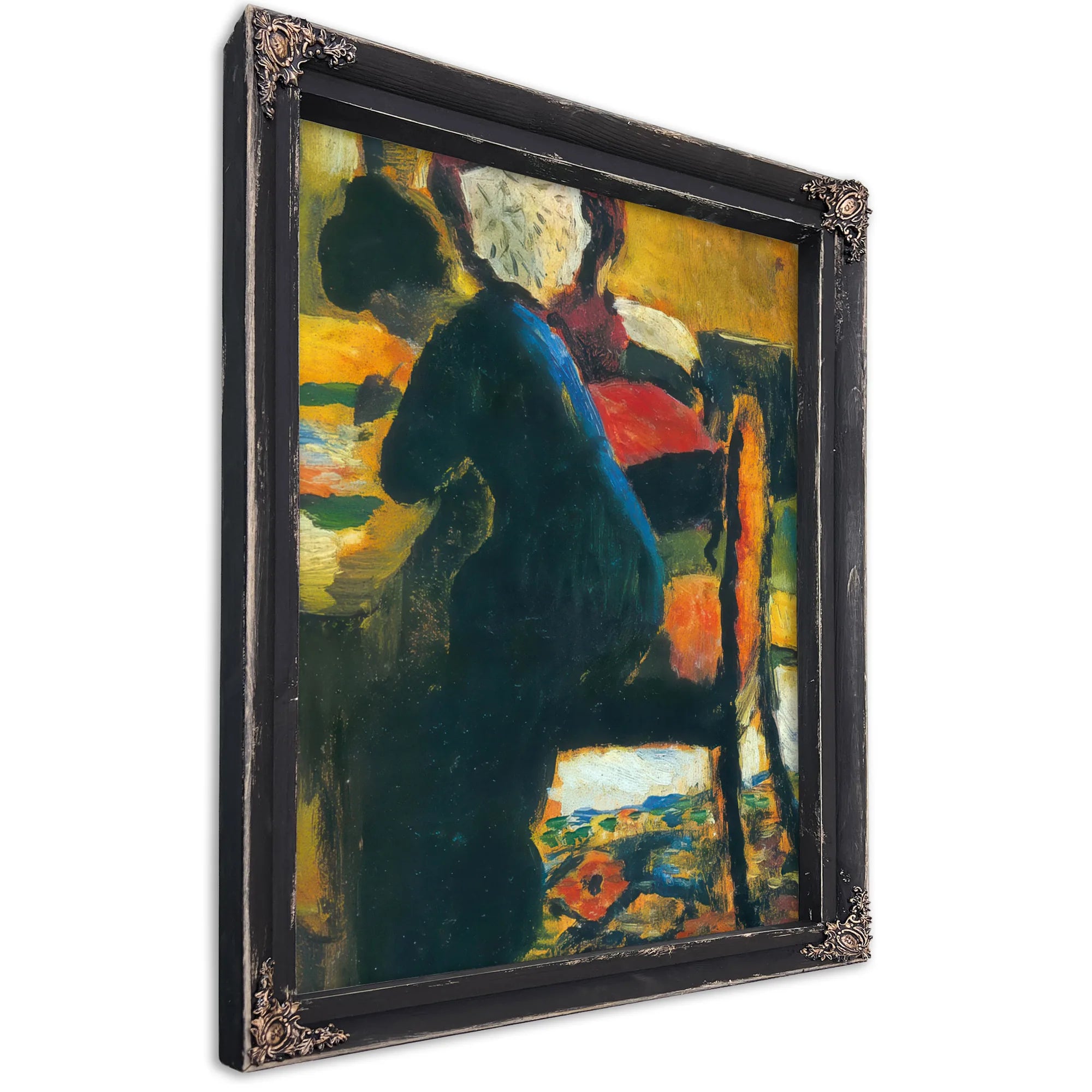 Elisabeth At Her Desk By August Macke Fine Art Print