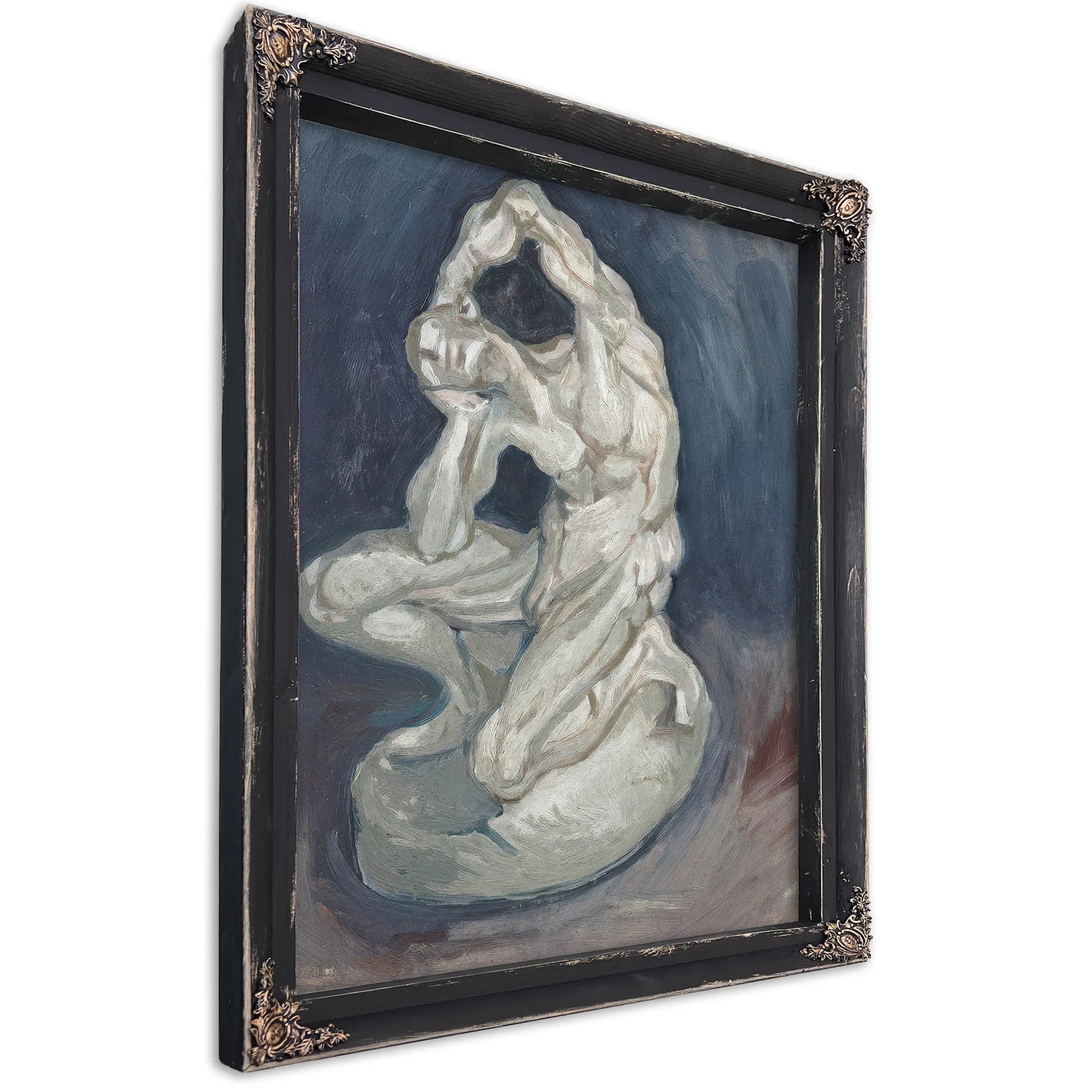 Kneeling Ecorche By Vincent Van Gogh Fine Art Print