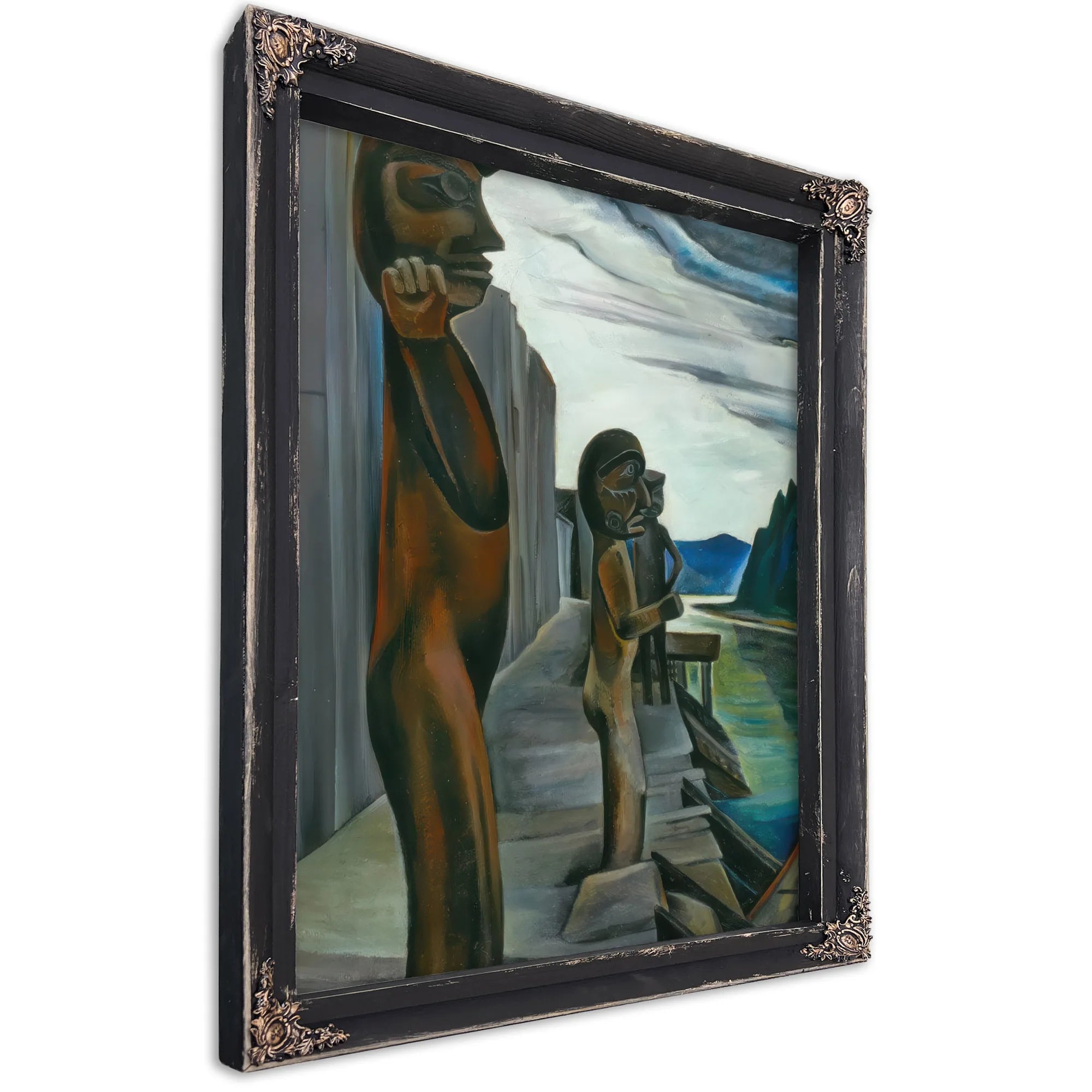 Bluden Harbour By Emily Carr Fine Art Print