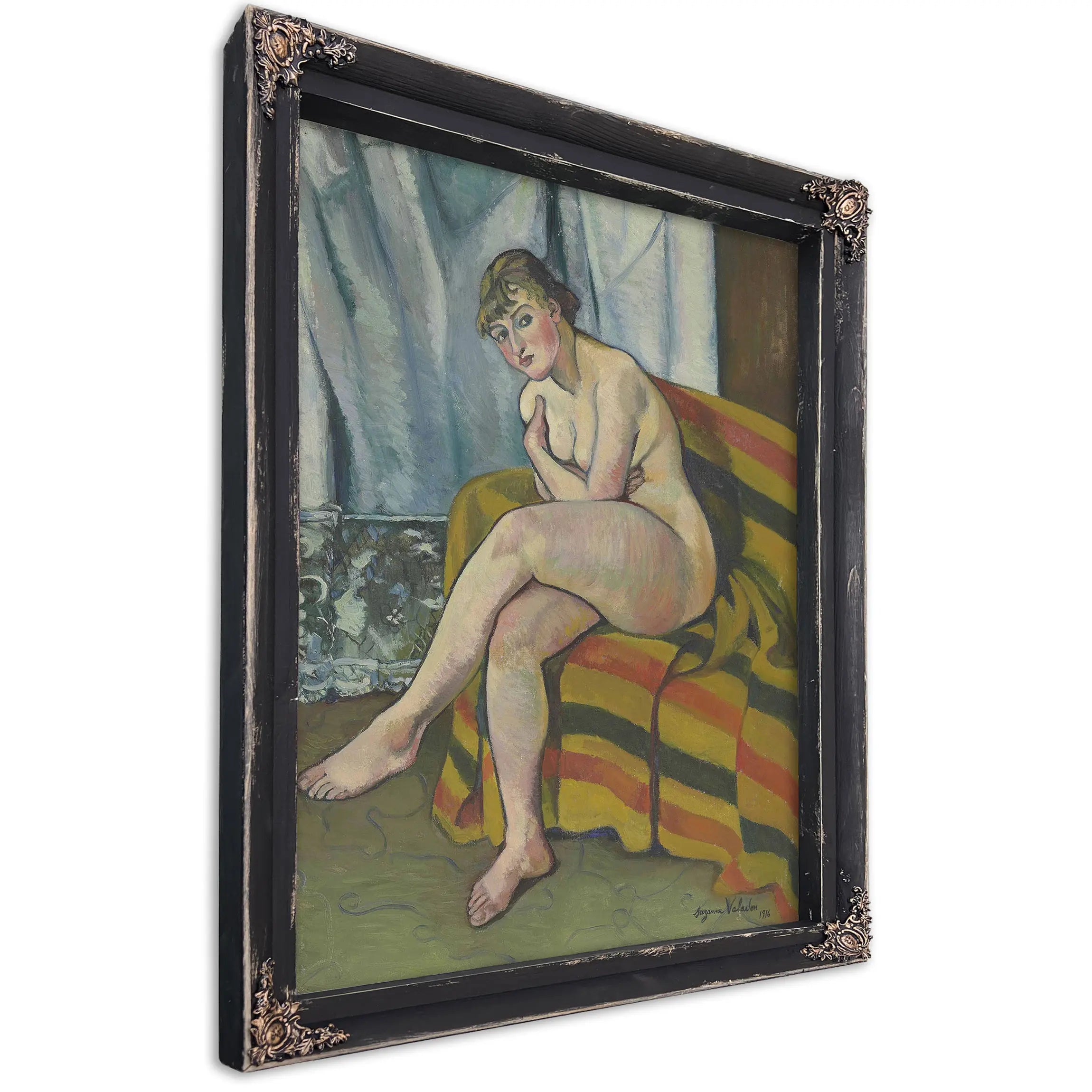 Nu Assis Sur Un Canape by Suzanne Valadon