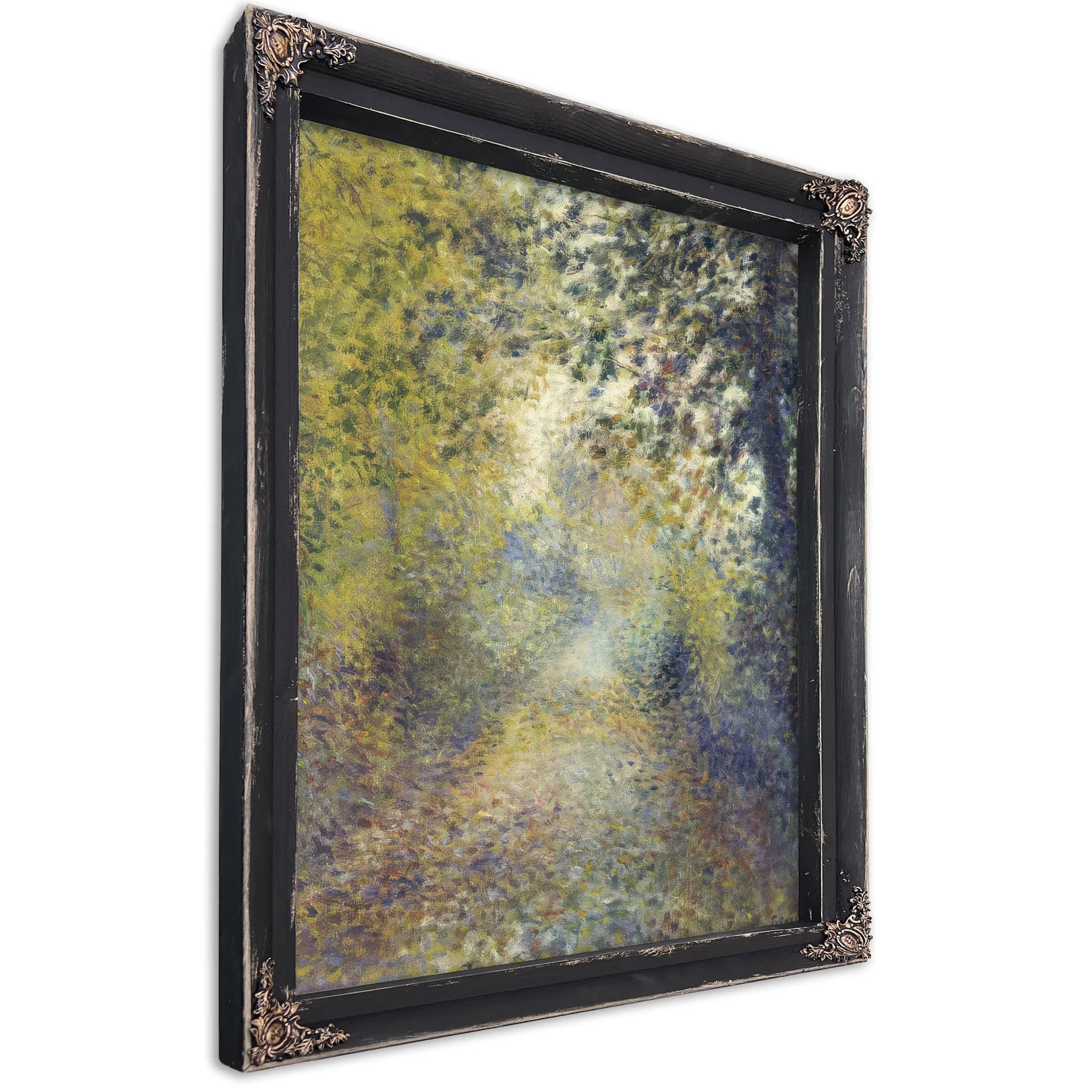 In The Woods By Pierre Auguste Renoir Fine Art Print