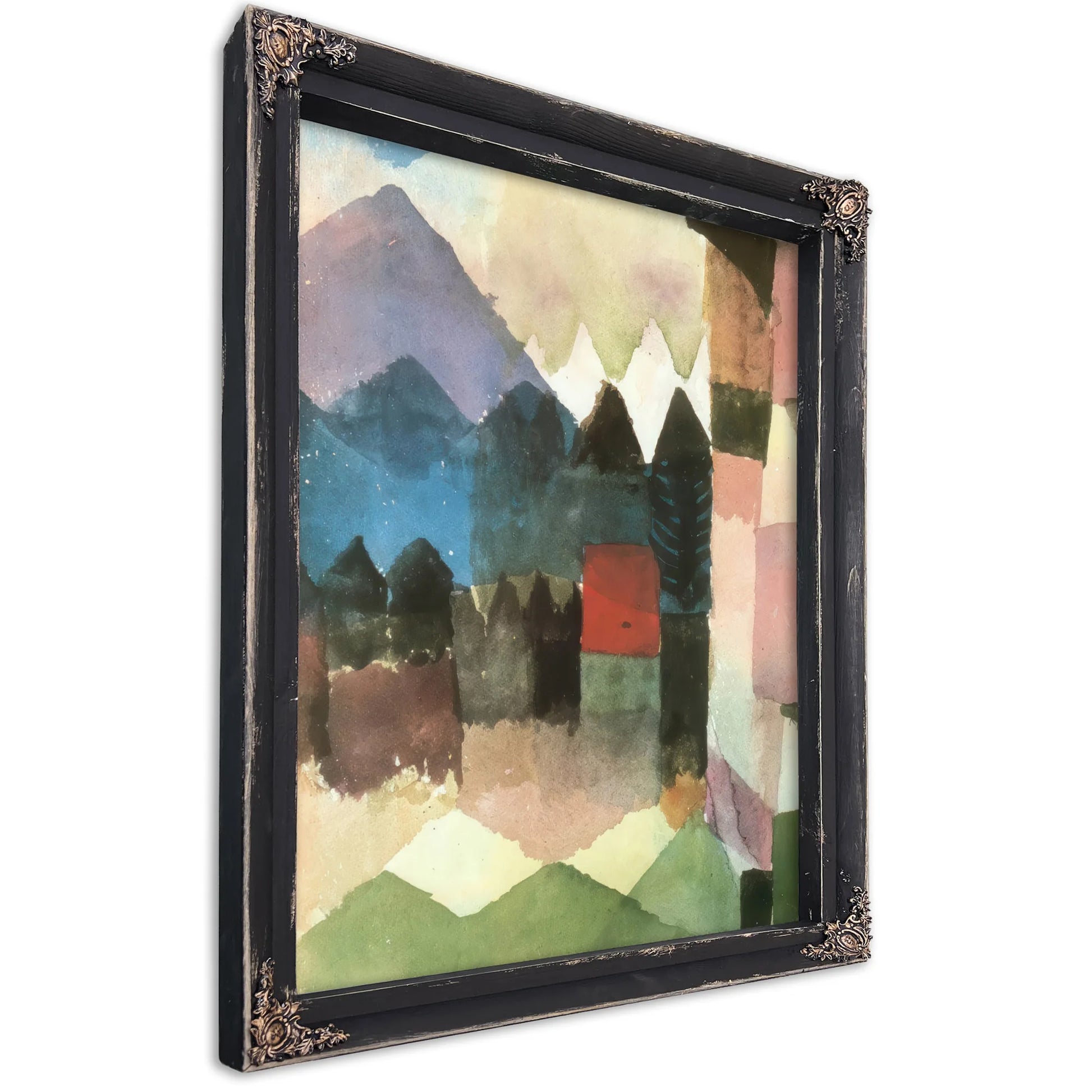Fohn Wind In Franz Marc's Garden 1915 102 By Paul Klee Fine Art Print