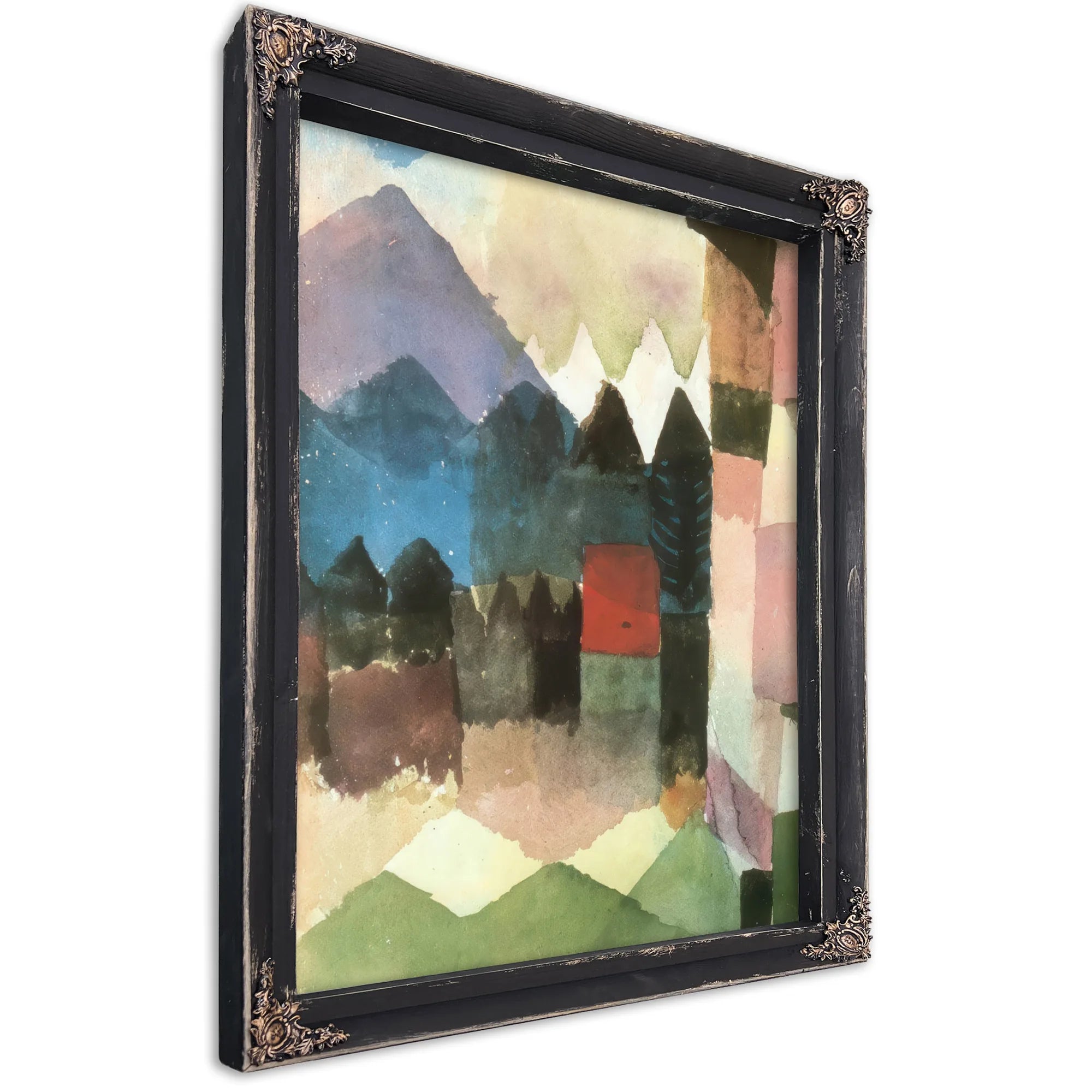 Fohn Wind In Franz Marc's Garden 1915 102 By Paul Klee Fine Art Print