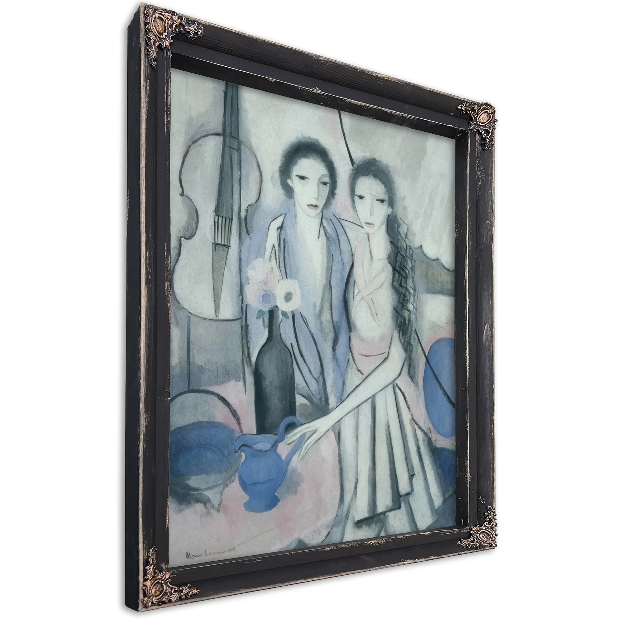 Two Sisters With A Cello 1914 By Marie Laurencin Fine Art Print