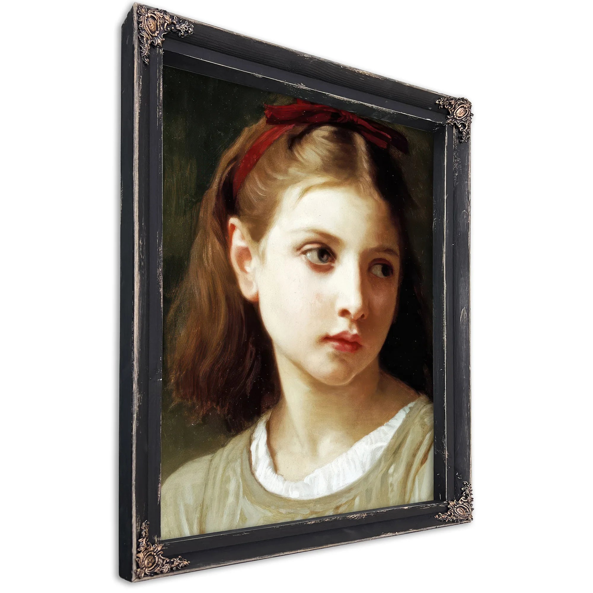 Une Petite Fille By William Adolphe Bouguereau Fine Art Print