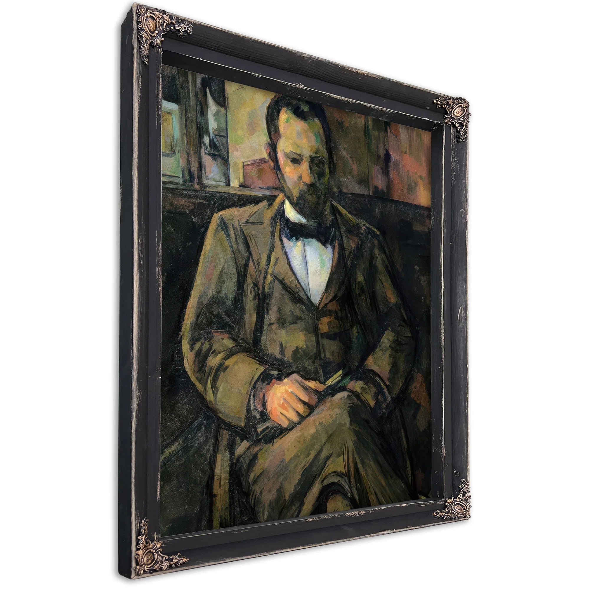 Portrait Of Ambroise Vollard By Paul Cezanne Fine Art Print