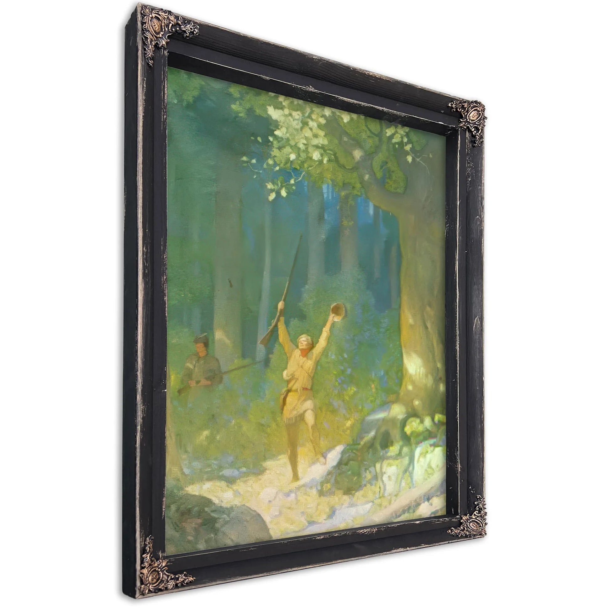 Emerging Into An Opening By NC Wyeth Fine Art Print