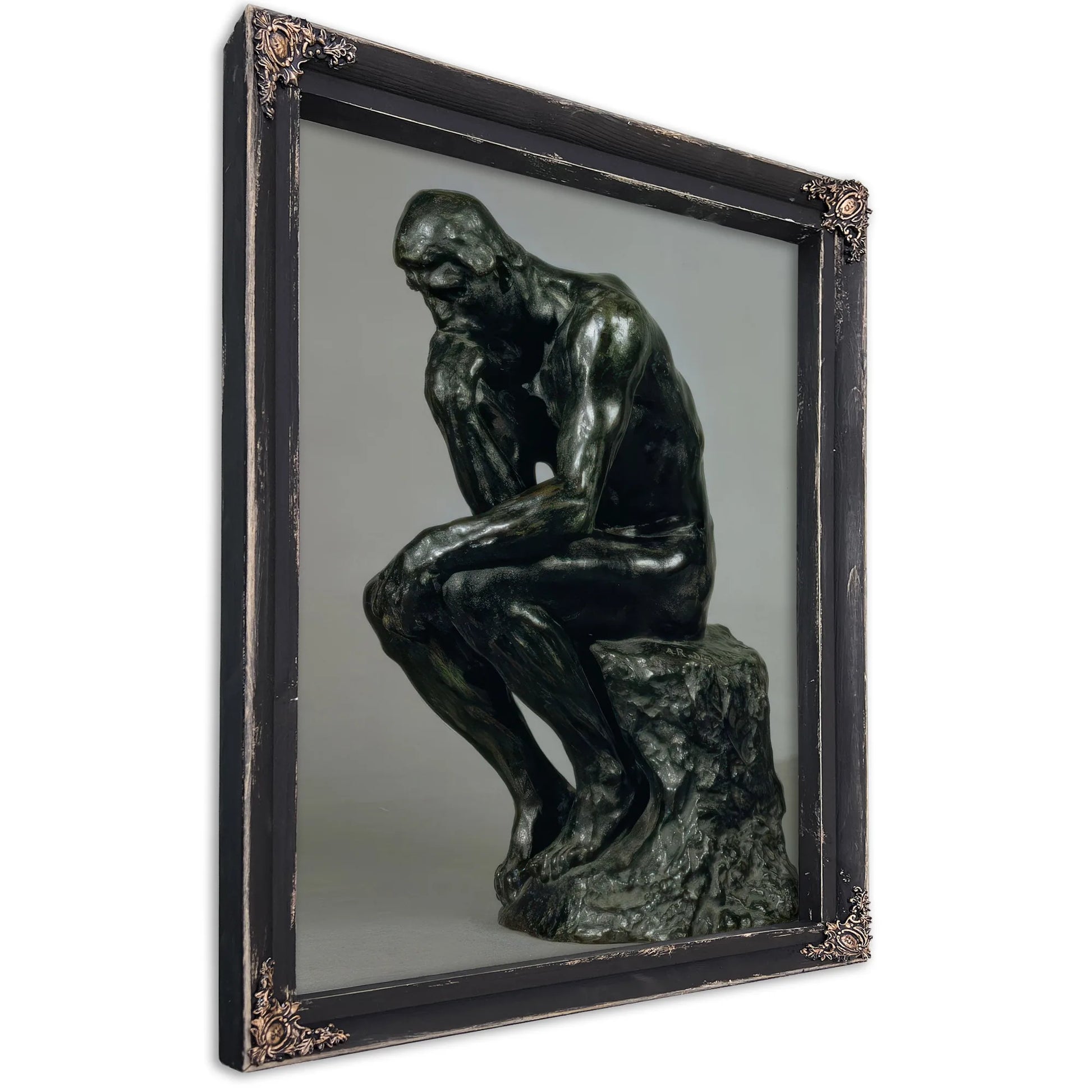 The Thinker (Le Penseur) By Francois Auguste Rene Rodin Fine Art Print
