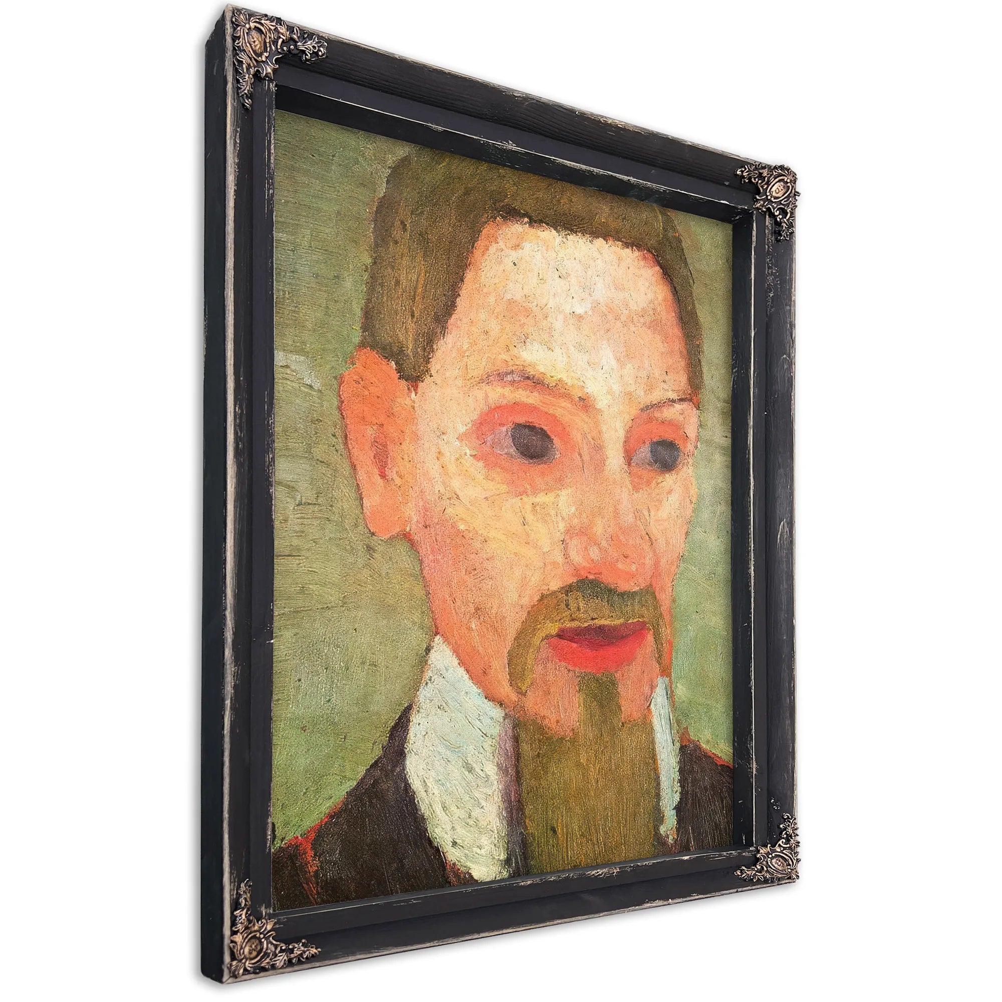 Portrait Of Rainer Maria Rilke By Paula Modersohn Becker Fine Art Print