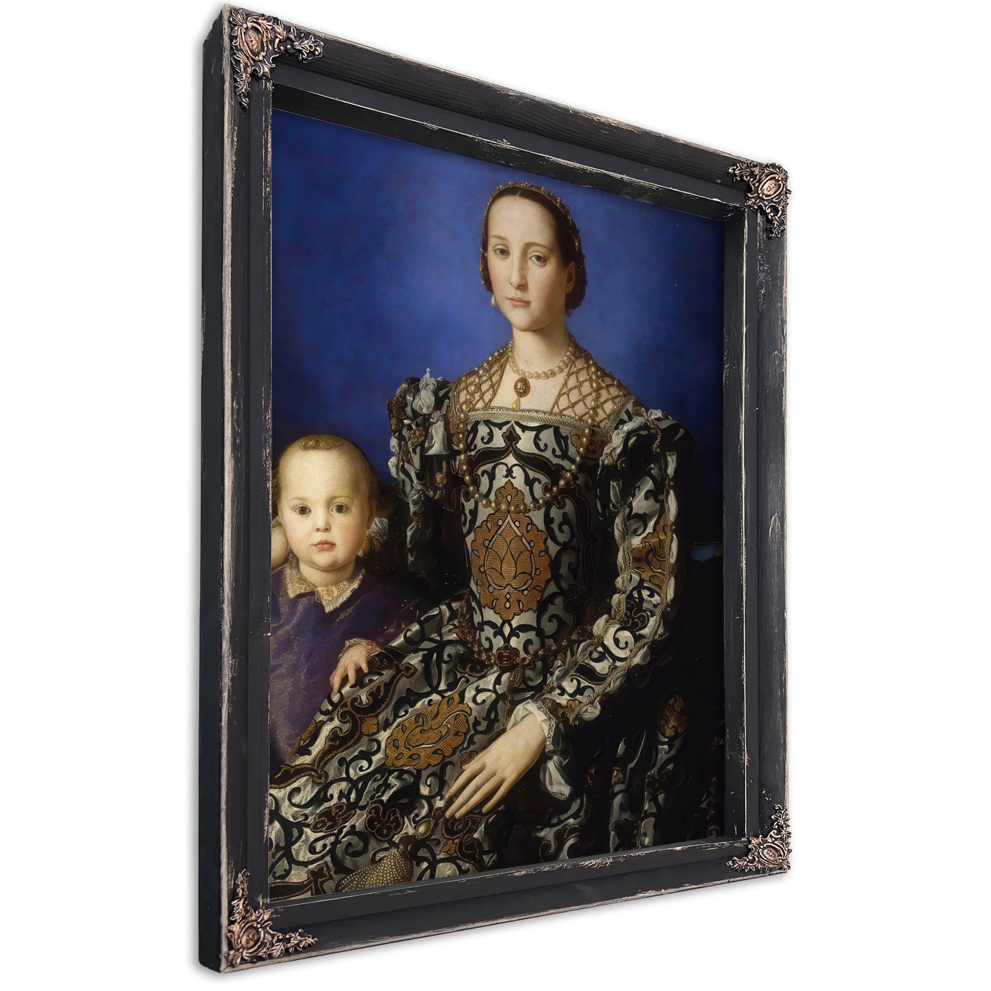Angelo Bronzino Eleanor Of Toledo With Her Son 1554 1555 Mannerism 115X96Cm Uffizi Gallery Florence By Agnolo Bronzino Fine Art Print