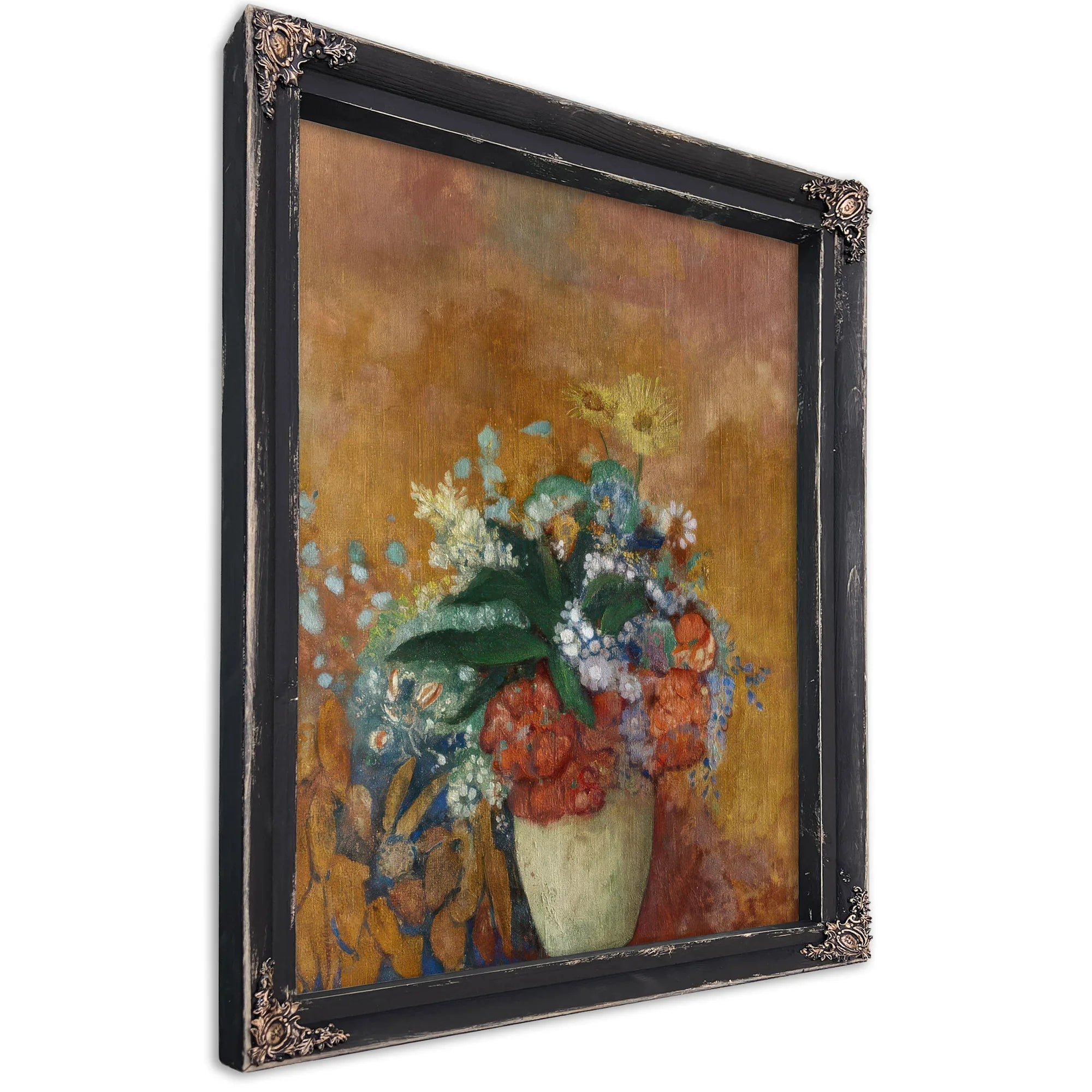 Vase Of Flowers 1 By Odilon Redon Fine Art Print