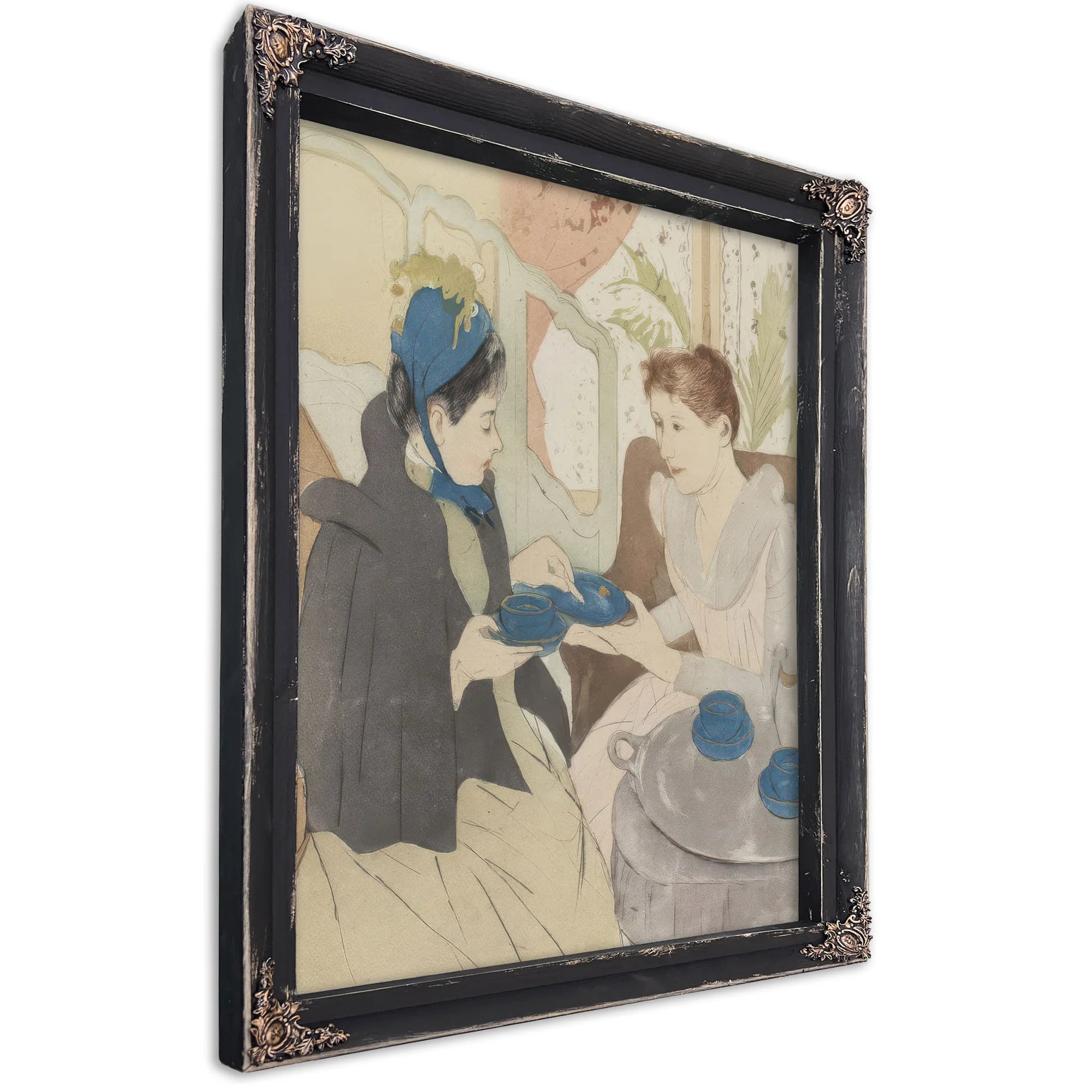 Afternoon Tea Party By Mary Cassatt Fine Art Print