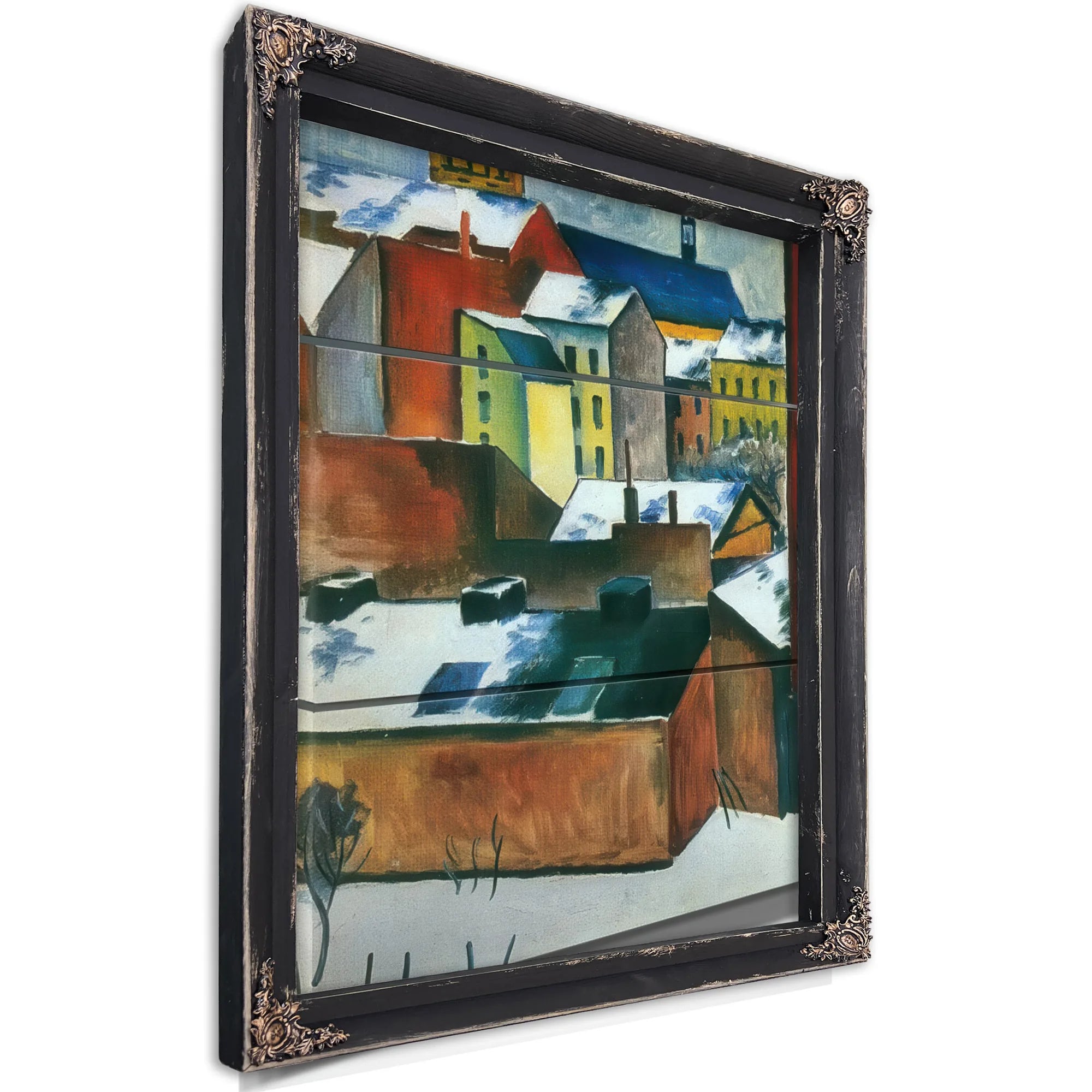 The Church Of St Mary In Bonn Covered With Snow By August Macke Fine Art Print