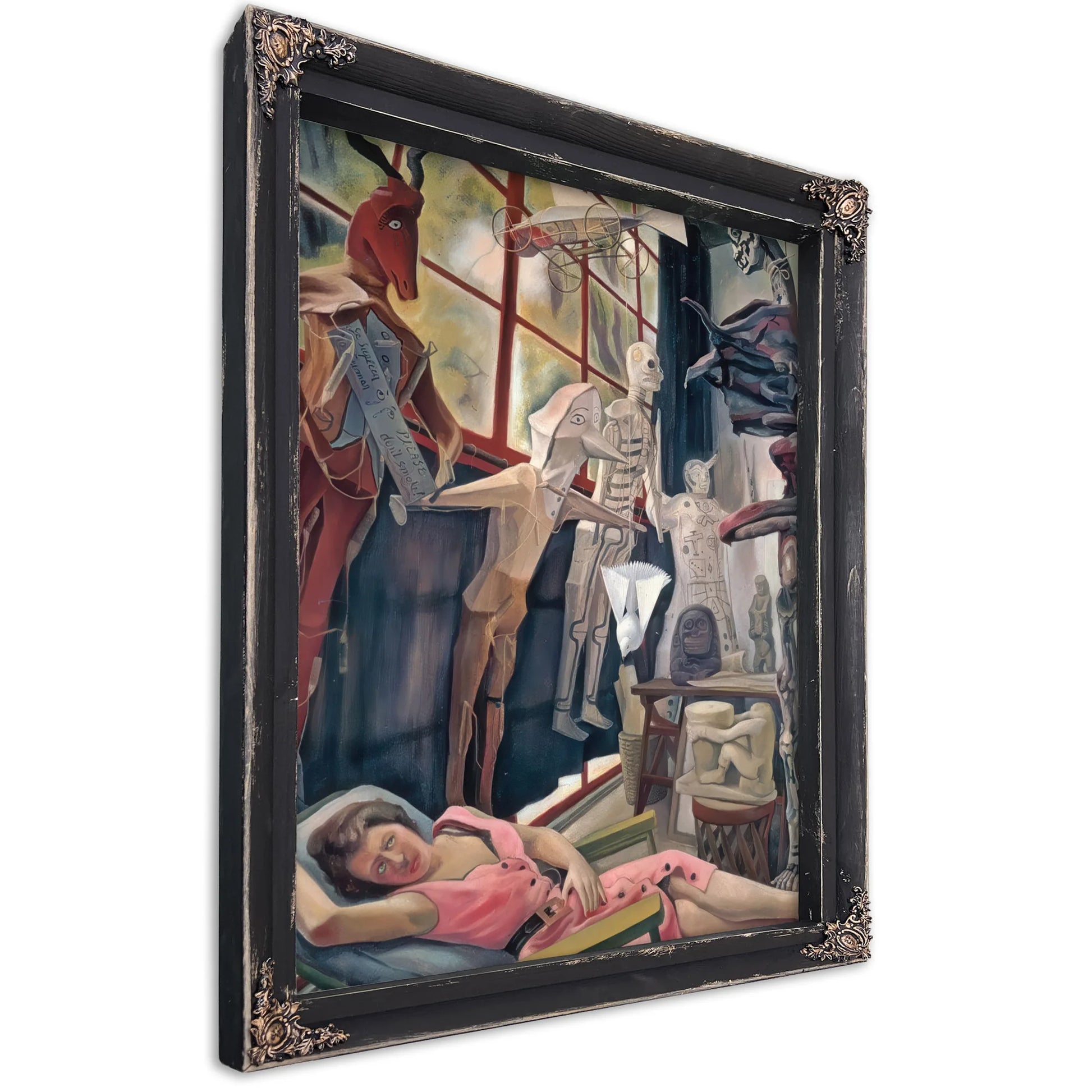 The Artists Studio By Diego Rivera Fine Art Print