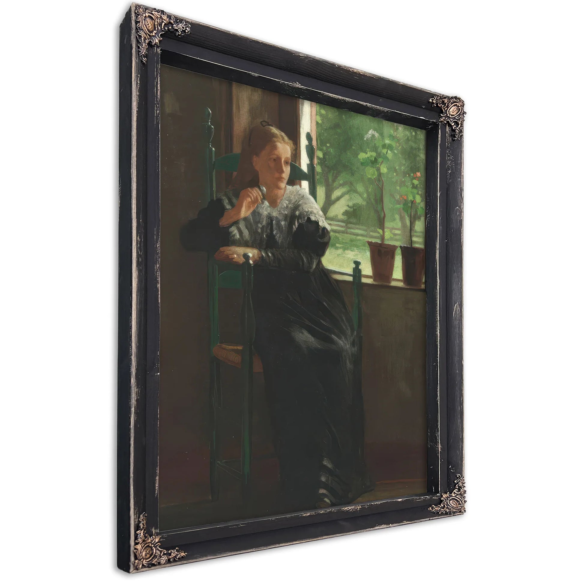 At The Window By Winslow Homer Fine Art Print