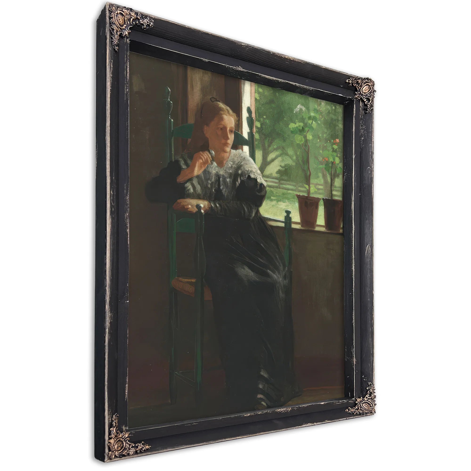 At The Window By Winslow Homer Fine Art Print