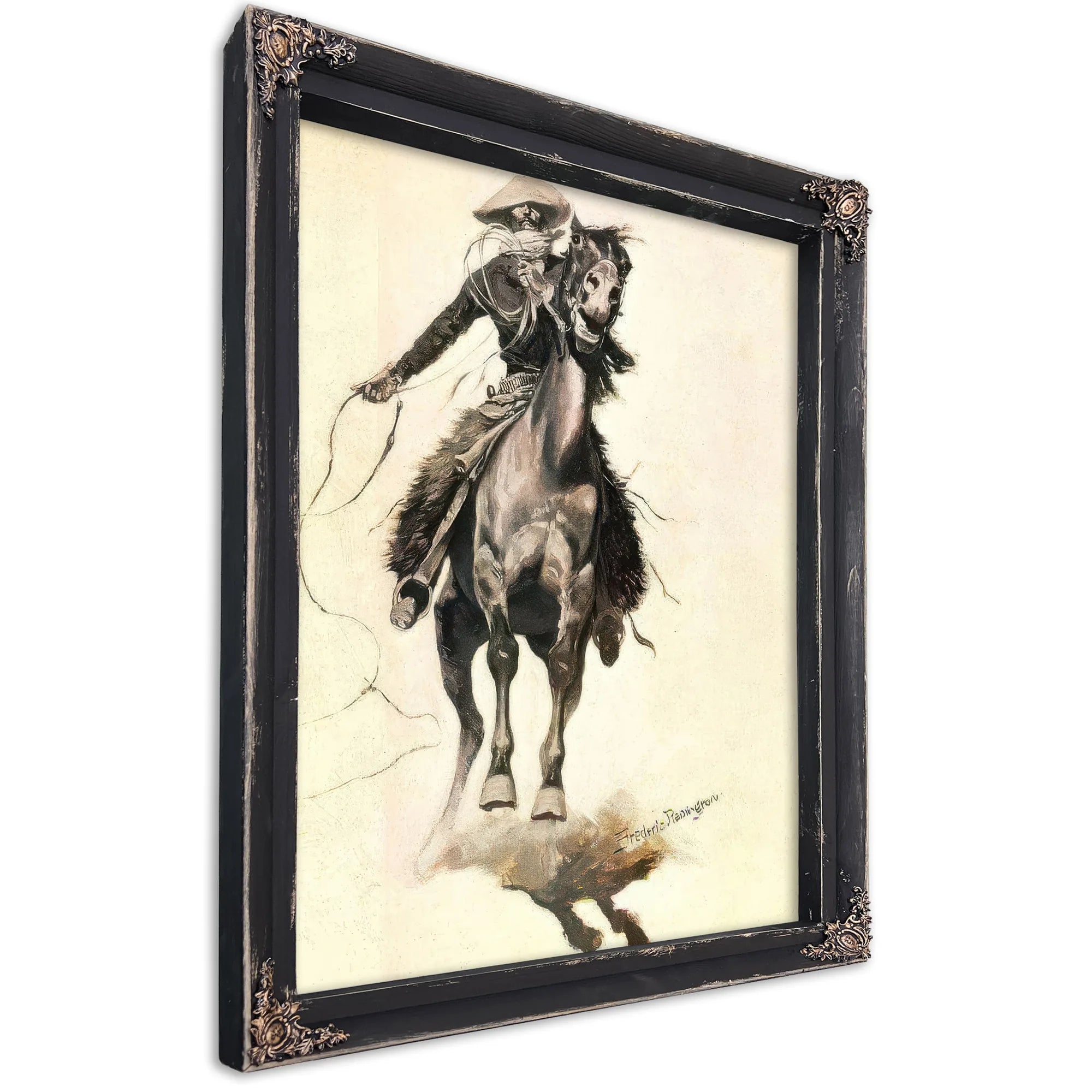 The Cow Puncher By Frederic Remington Fine Art Print