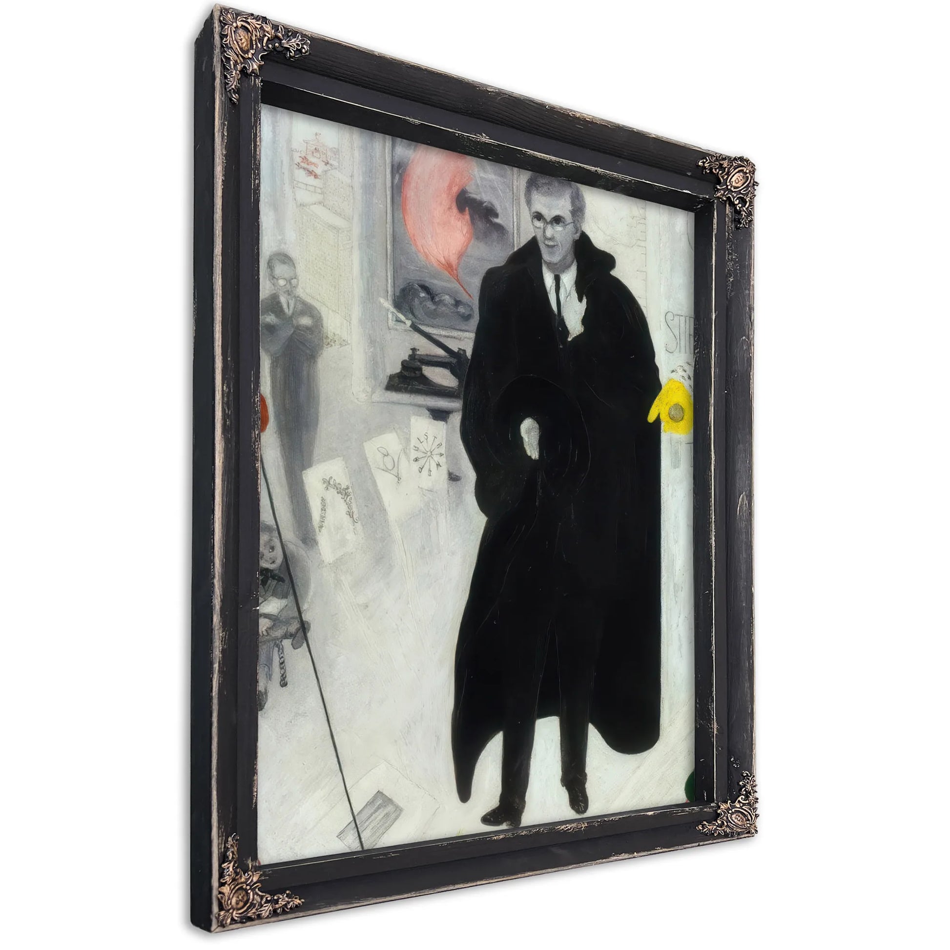 Portrait Of Alfred Stieglitz By Florine Stettheimer Fine Art Print