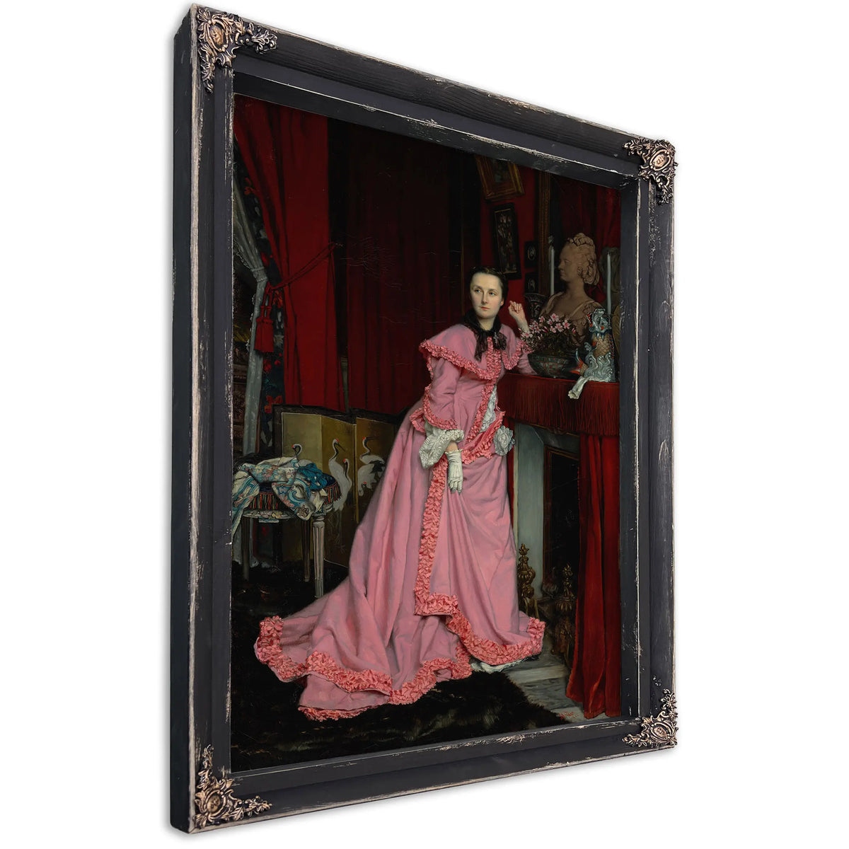 Portrait Of The Marquise De Miramon Nee Therese Feuillant by James Tissot