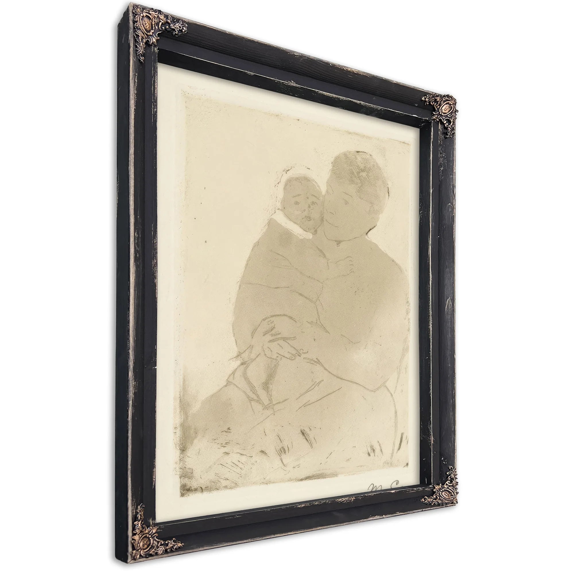 Nurse And Baby Bill (No. 1) By Mary Cassatt Fine Art Print