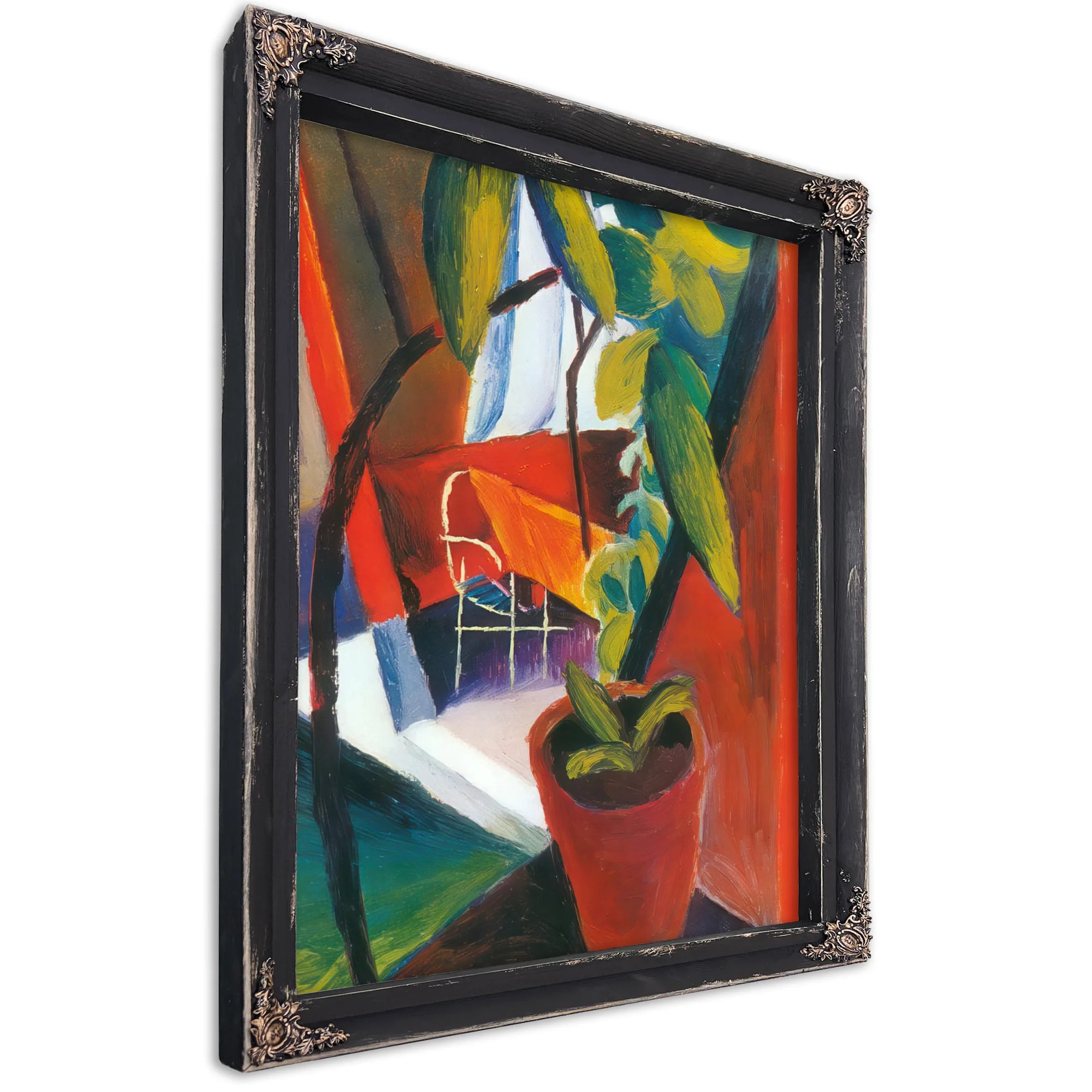 A Look Into Summer House By August Macke Fine Art Print