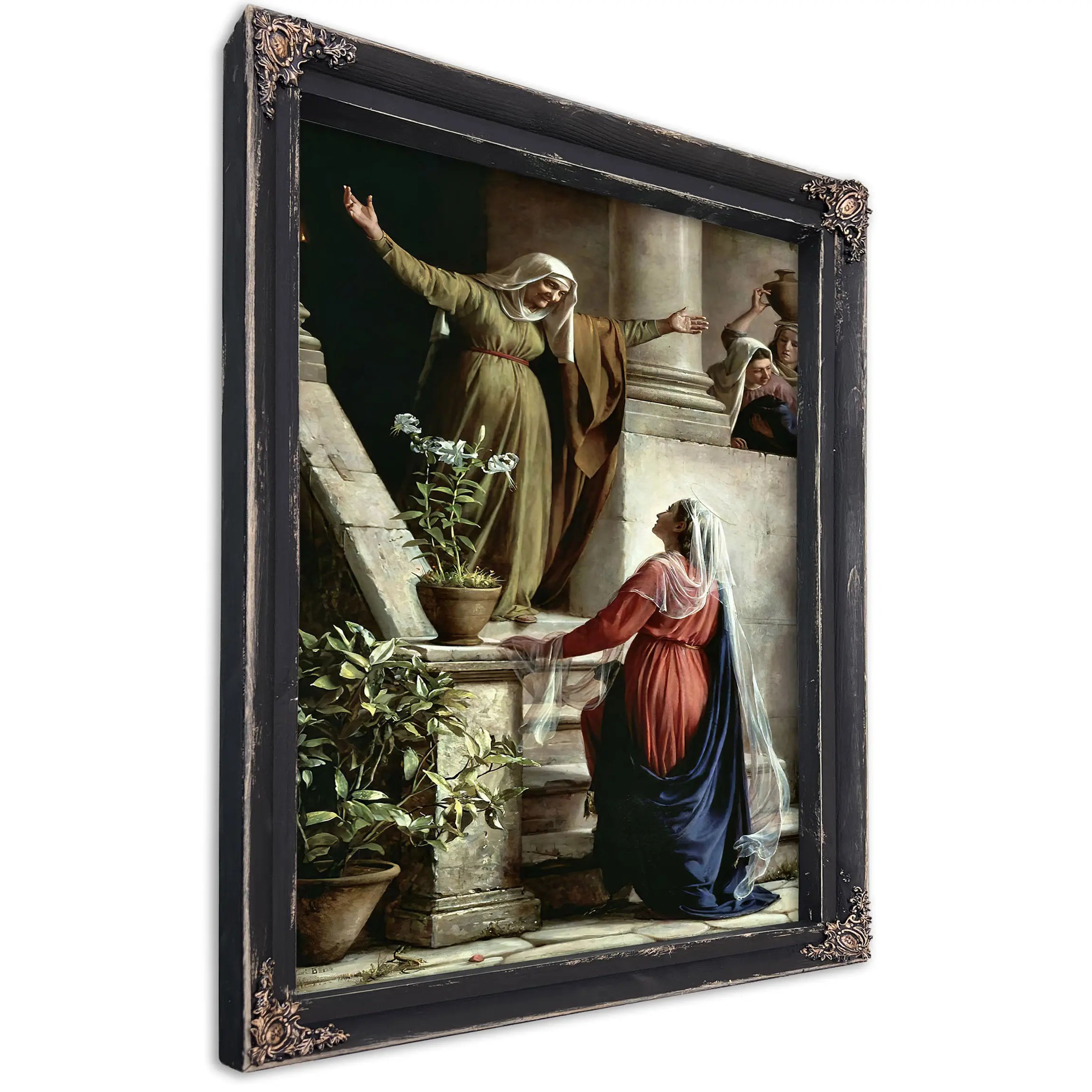 Mary And Elizabeth by Carl Bloch