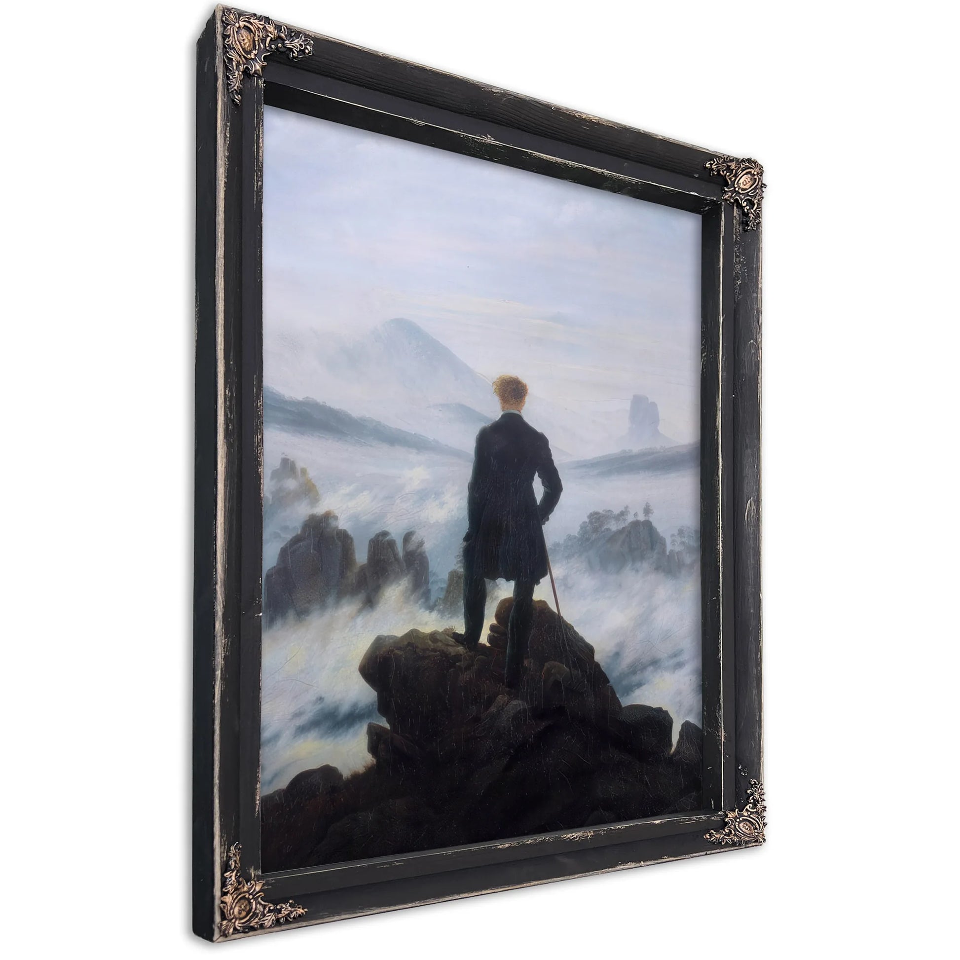 The Wanderer Above The Sea Of Fog 1818 By Caspar David Friedrich Fine Art Print