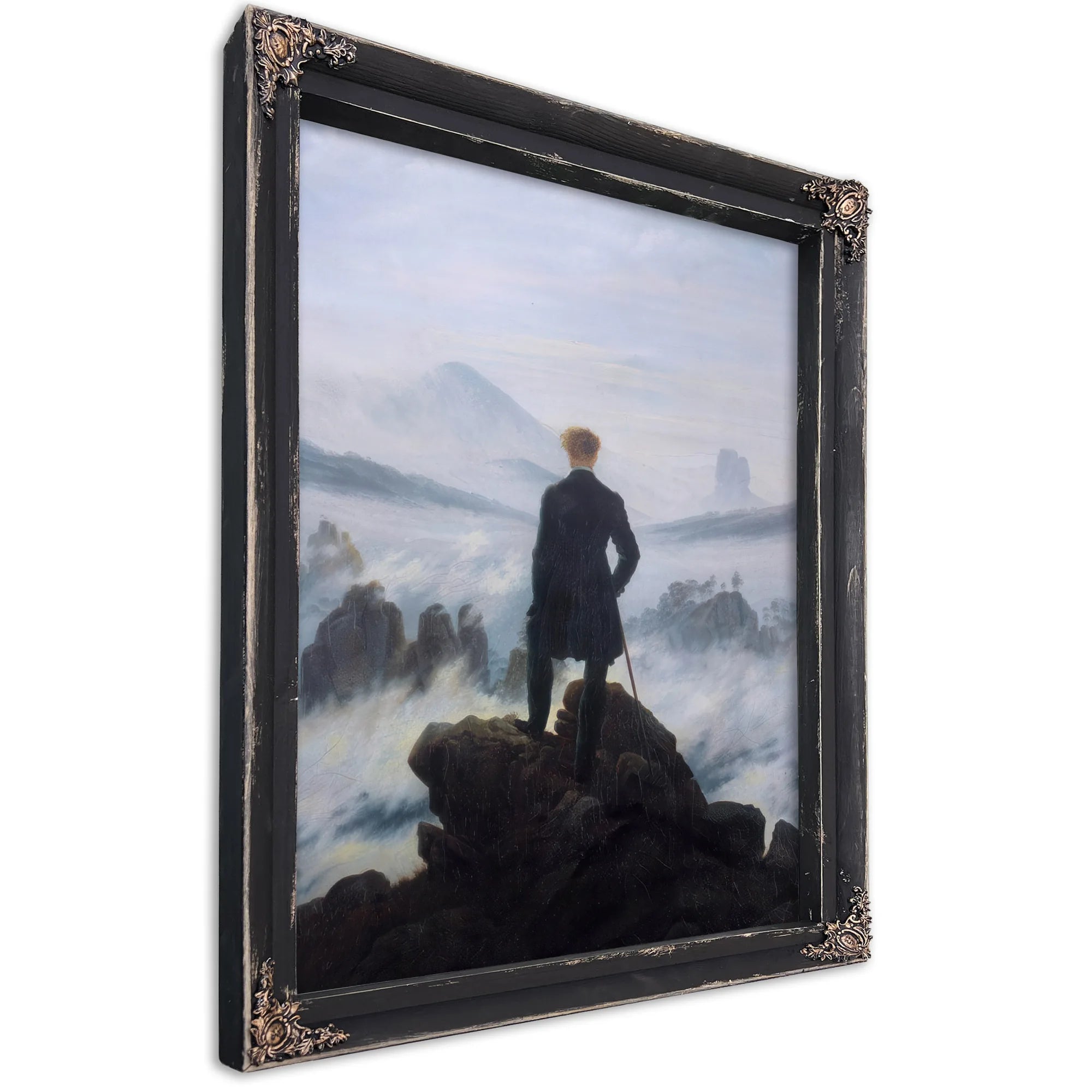 The Wanderer Above The Sea Of Fog 1818 By Caspar David Friedrich Fine Art Print