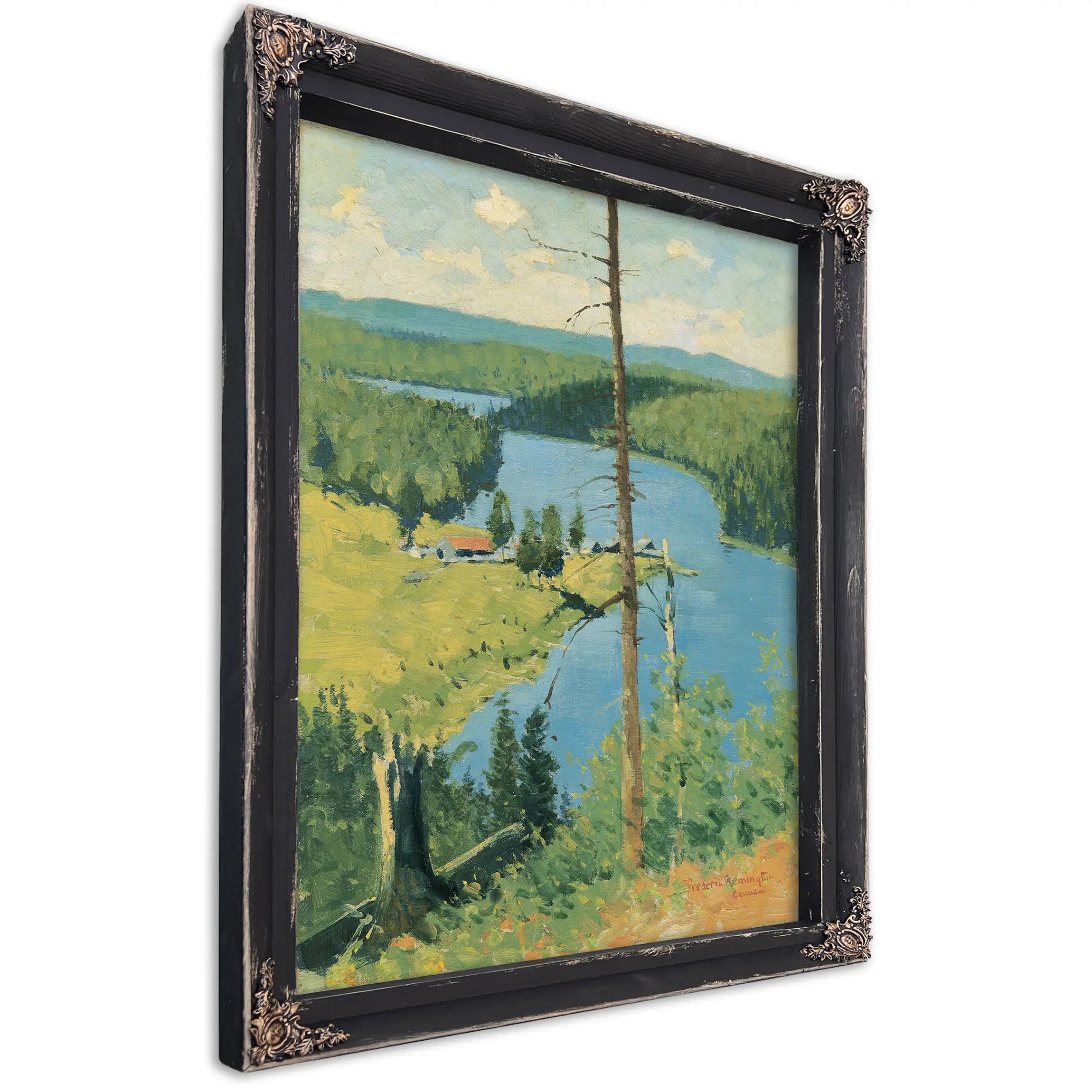 The Moose Country by Frederic Remington
