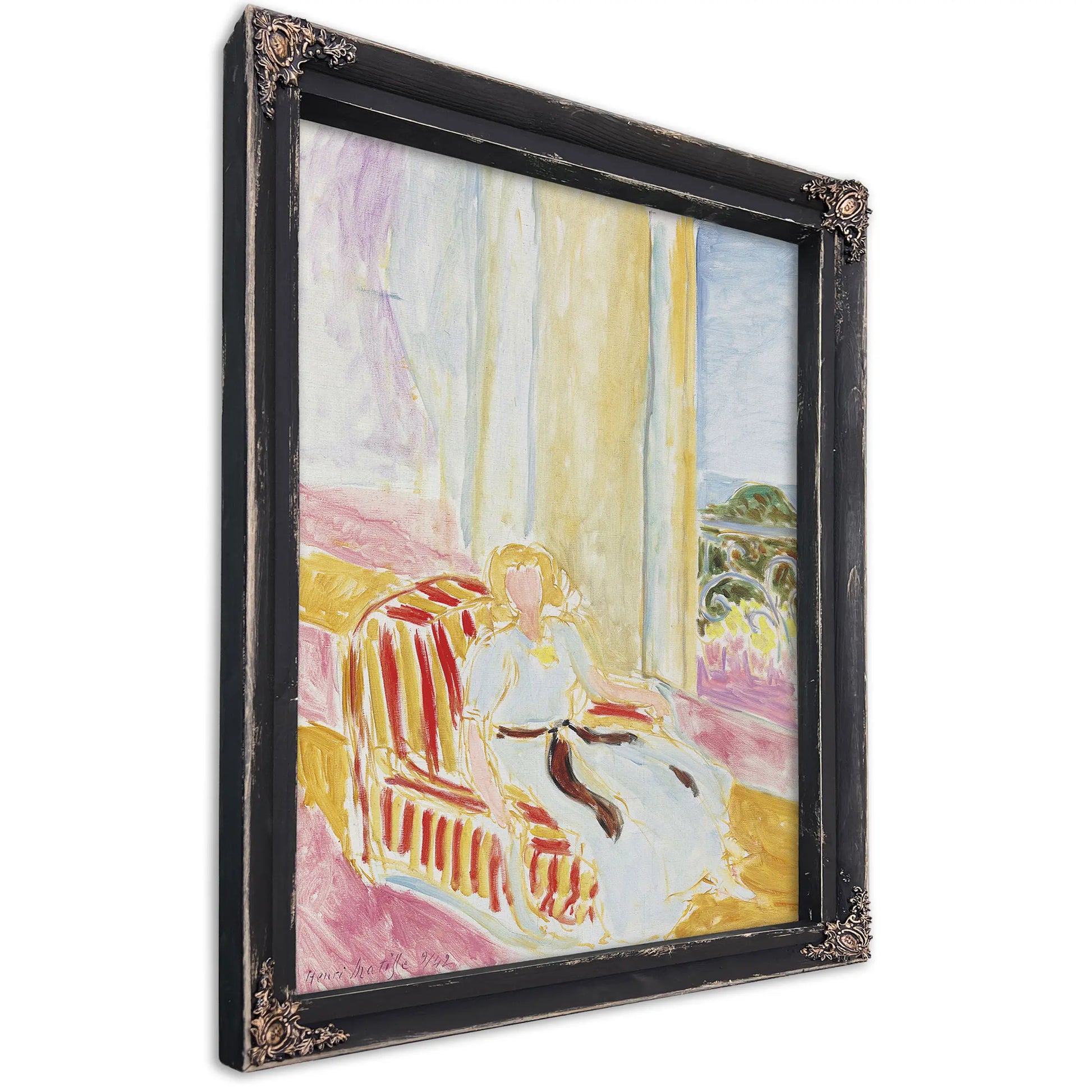 Woman Reading At A Dressing Table by Henri Matisse