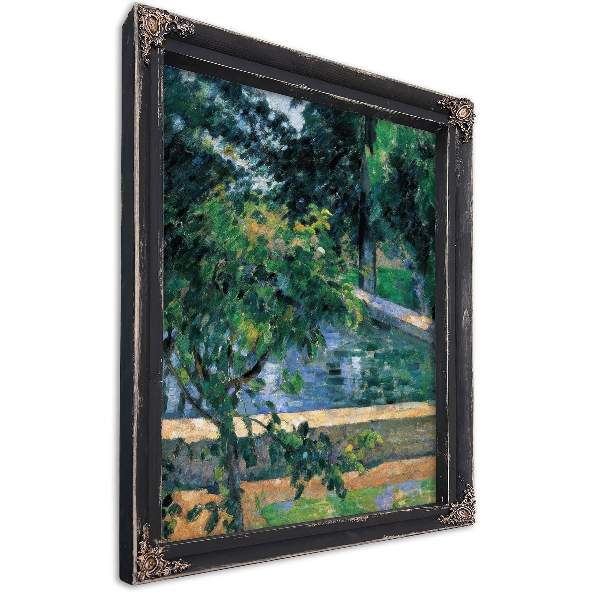 The Pool At Jas De Bouffan By Paul Cezanne Fine Art Print