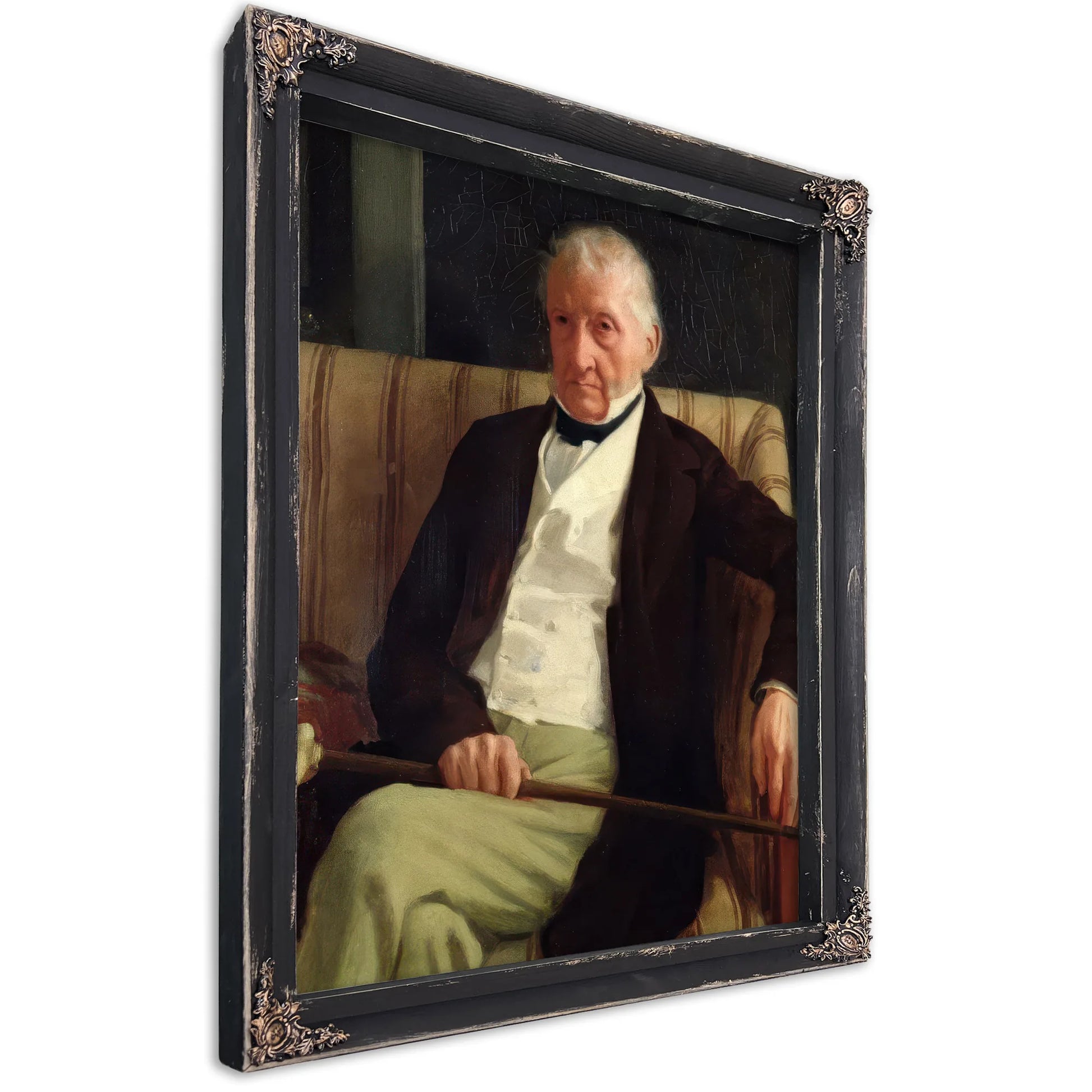 Portrait Of Hilaire Degas (1770 1858), Grandfather Of The Artist By Edgar Degas Fine Art Print