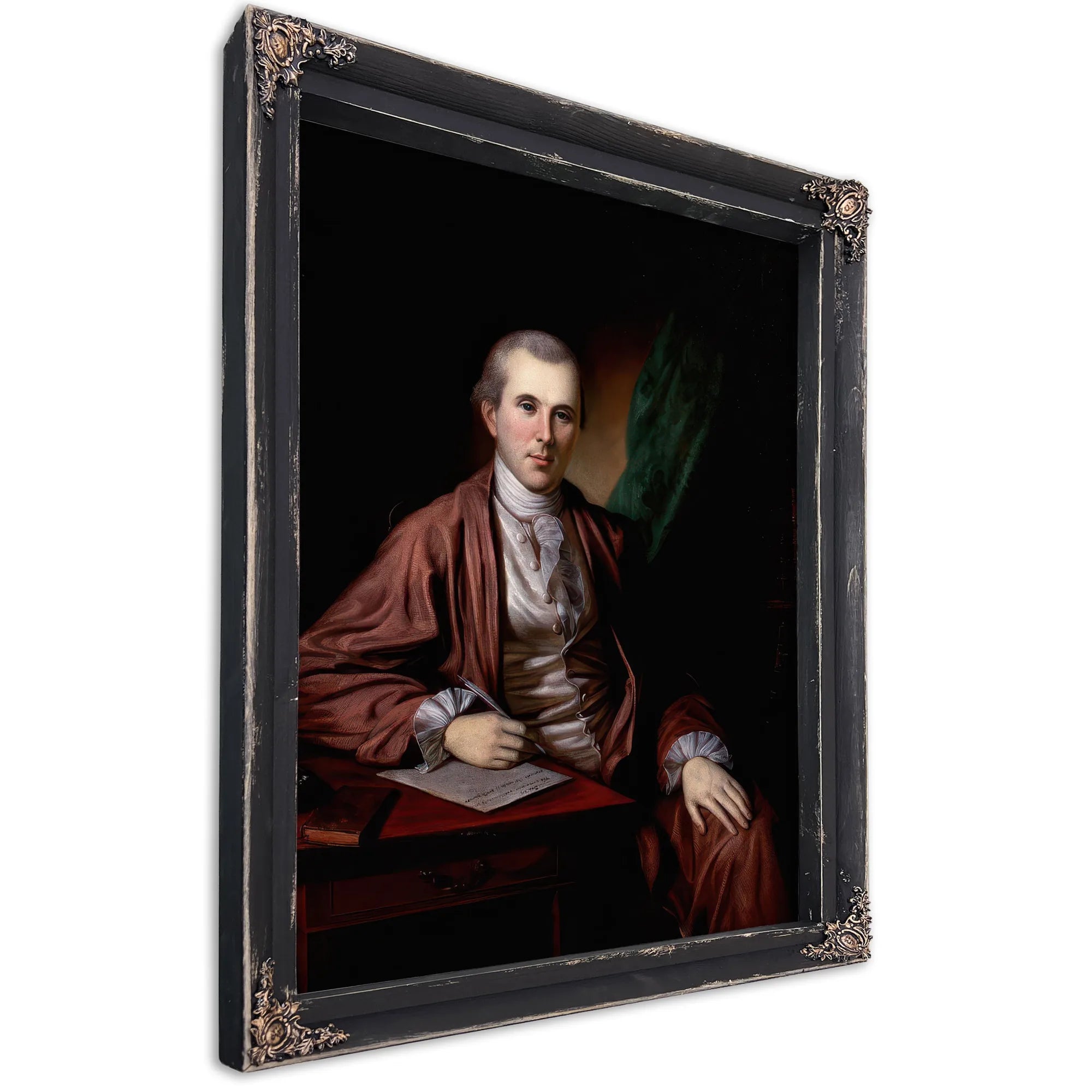 Portrait Of Dr. Benjamin Rush By Charles Willson Peale Fine Art Print