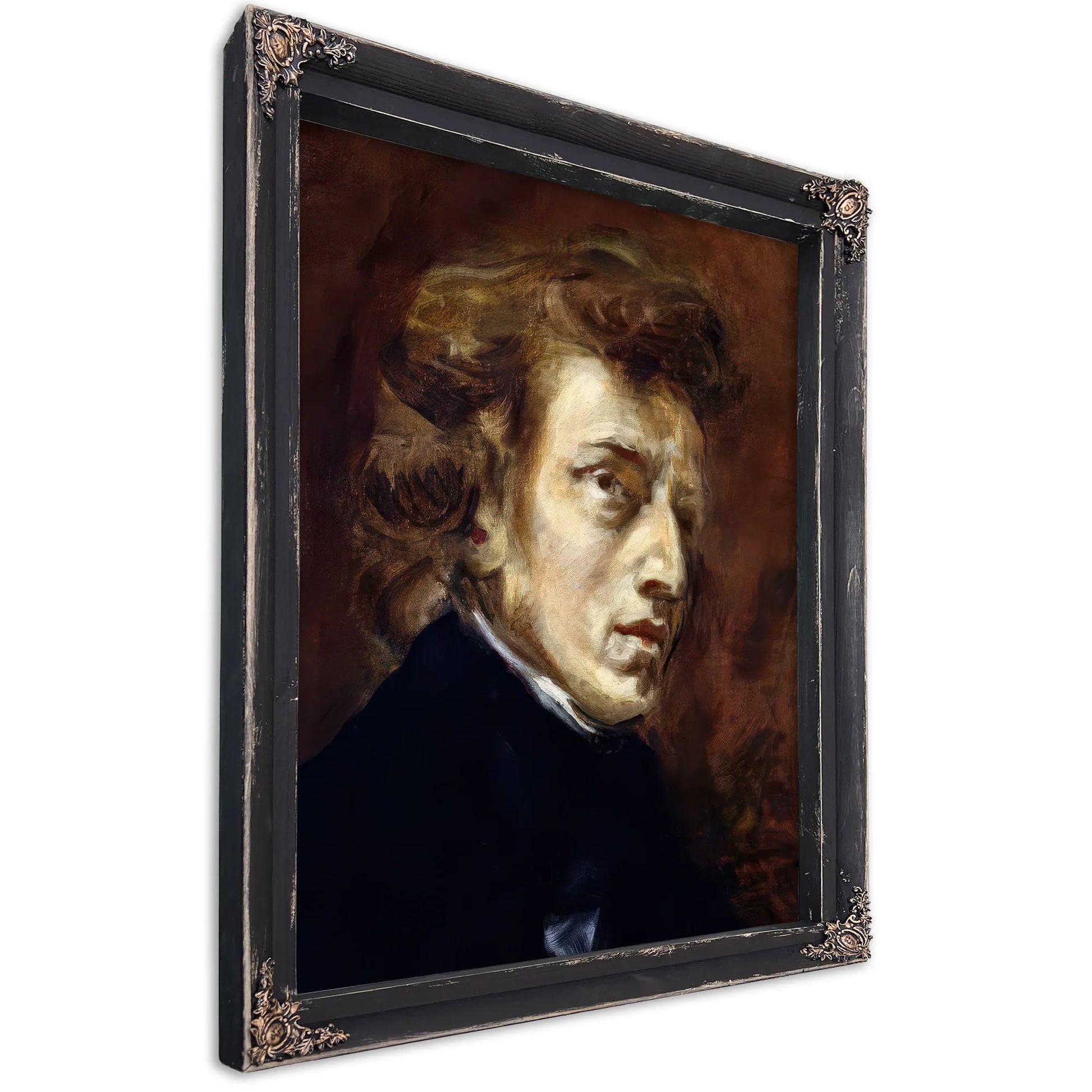 Frederic Chopin (1810 49) By Ferdinand Victor Eugene Delacroix Fine Art Print